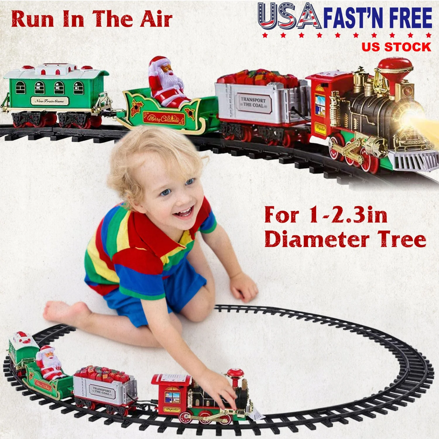 GBruno Electric Train Set Kid Toy - Image 5