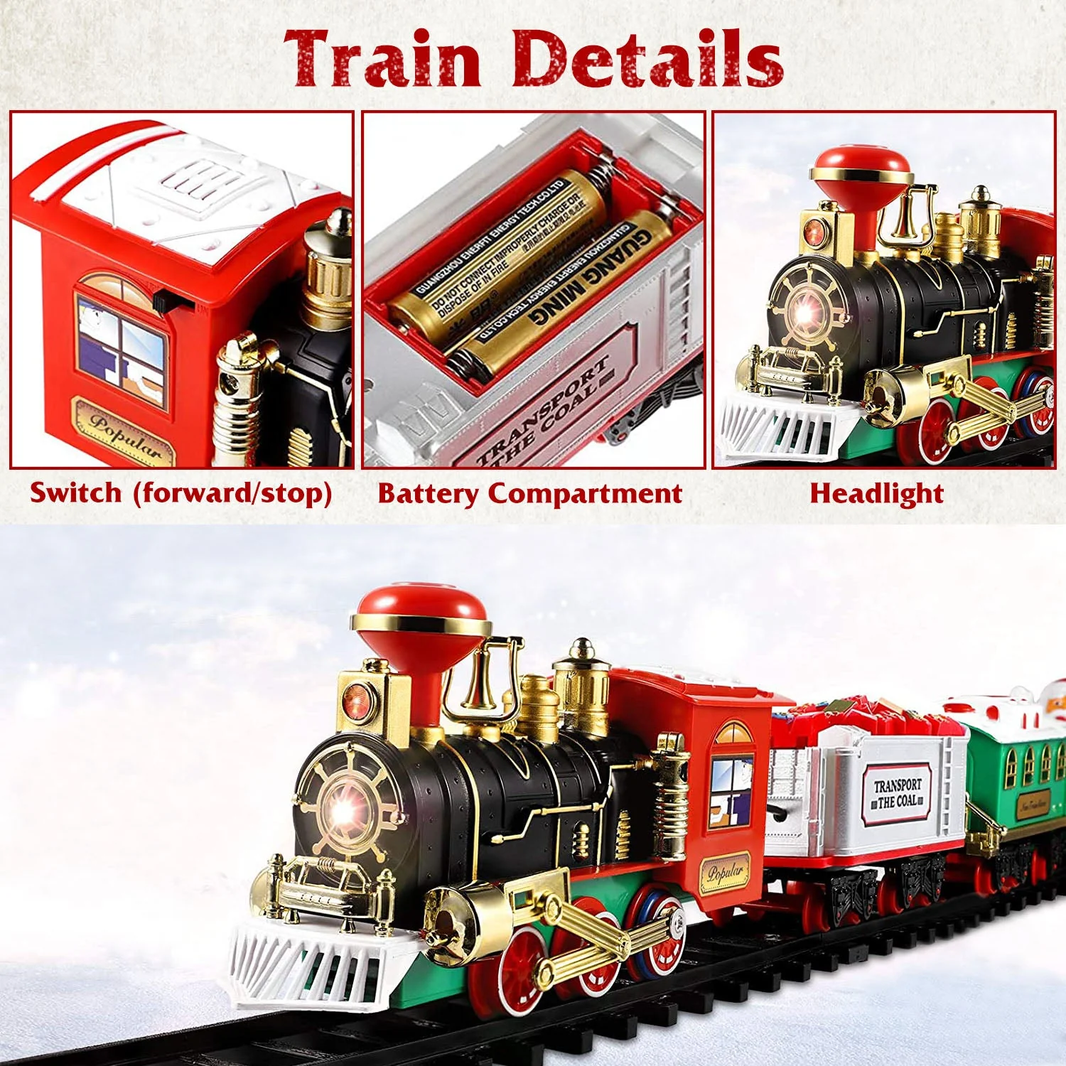 GBruno Electric Train Set Kid Toy - Image 7