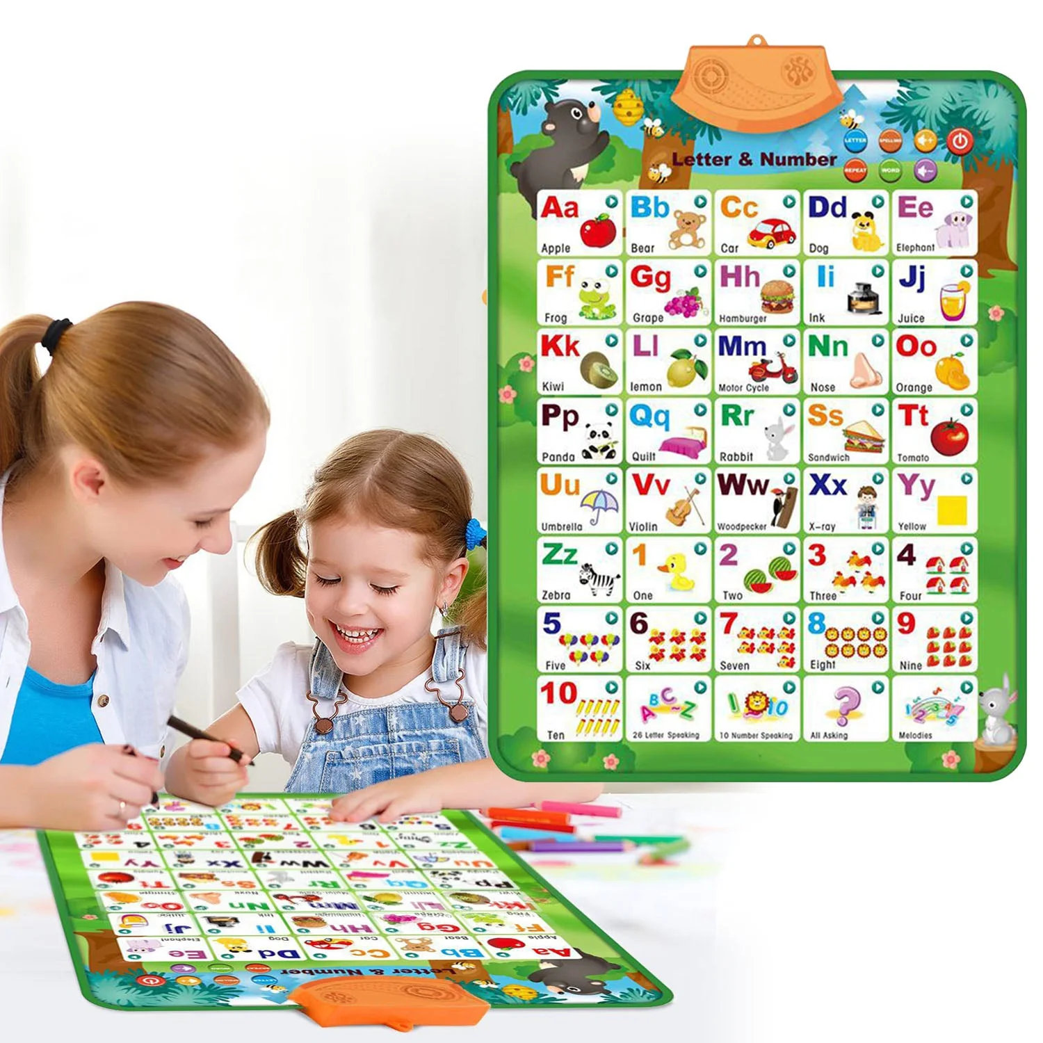 GBruno Electronic Interactive Alphabet Wall - Image 3