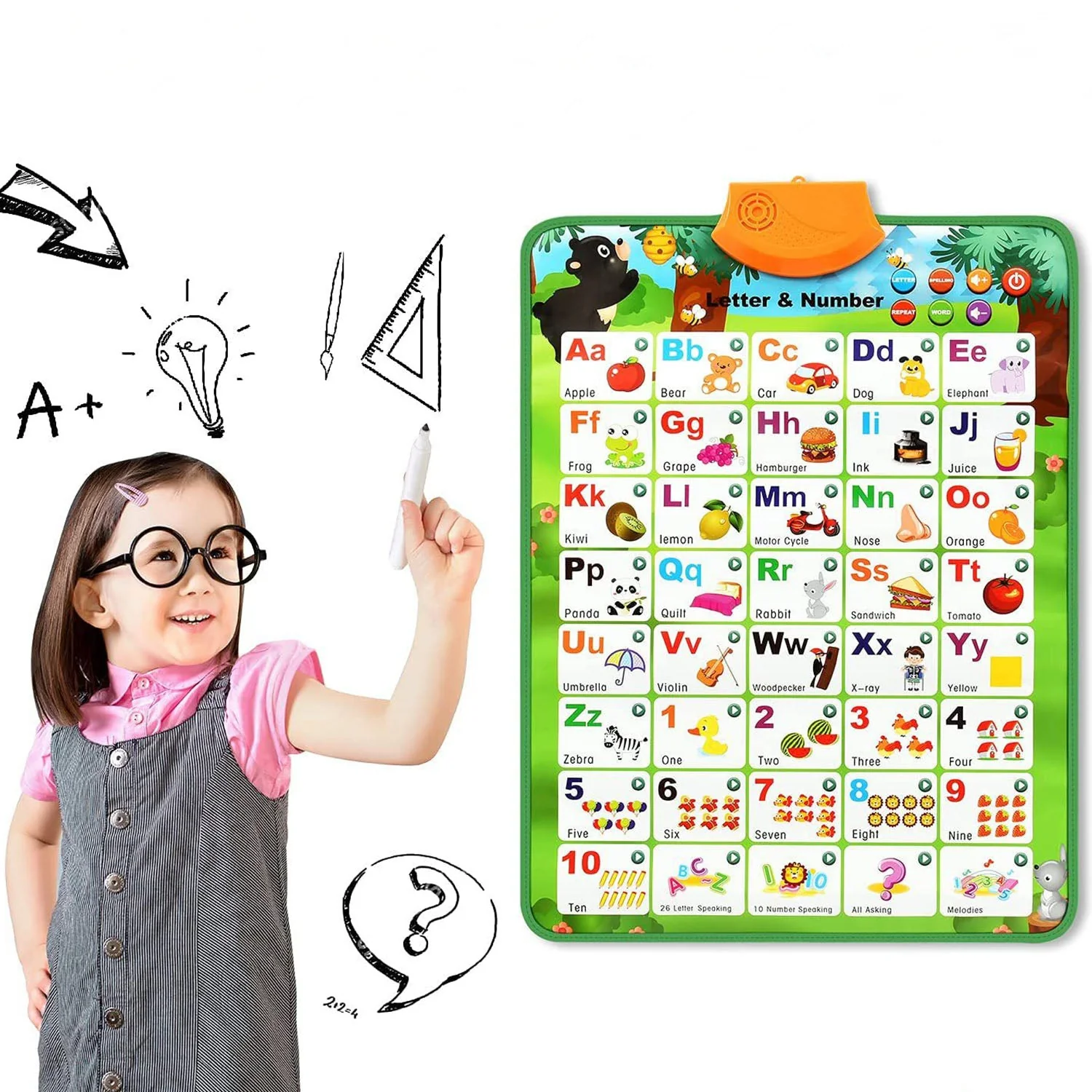 GBruno Electronic Interactive Alphabet Wall - Image 4