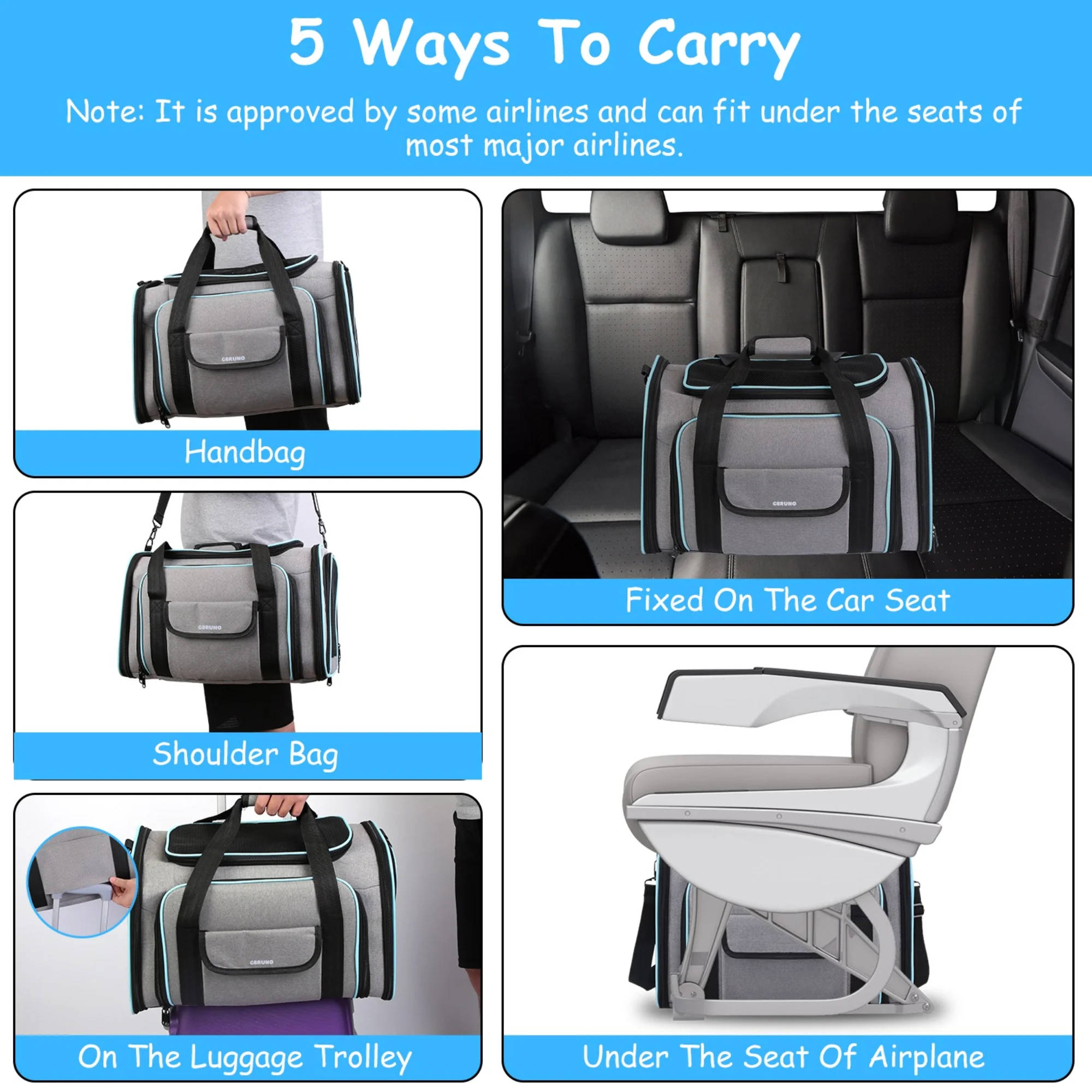 GBruno Expandable Pet Carrier - Image 3