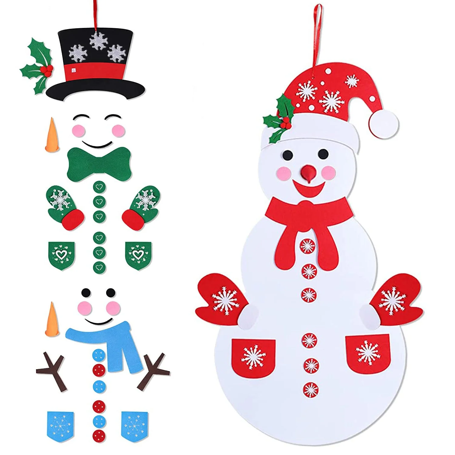 GBruno Felt Christmas Snowman Set - Image 2
