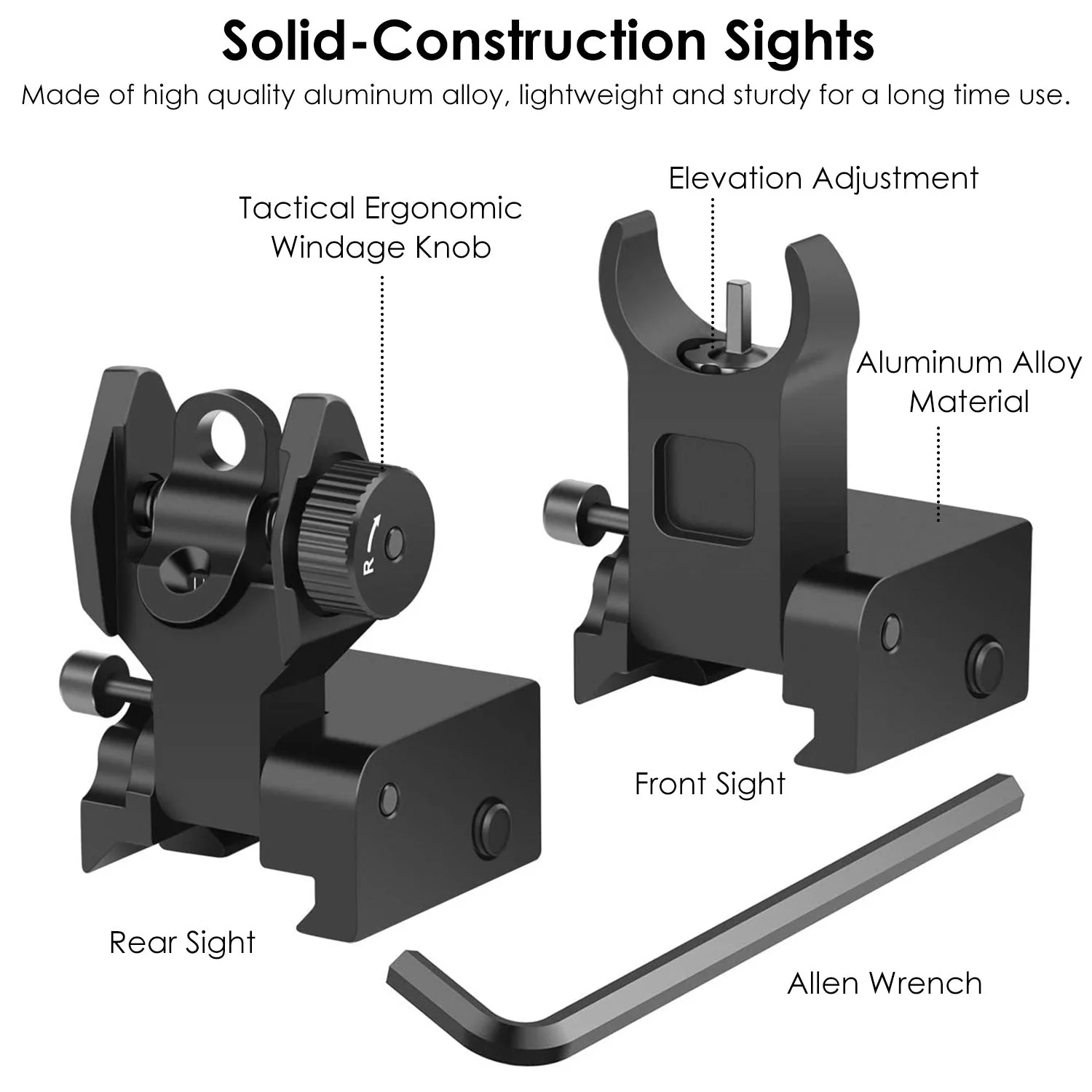 GBruno Flip Up Rear Front Sights - Image 6