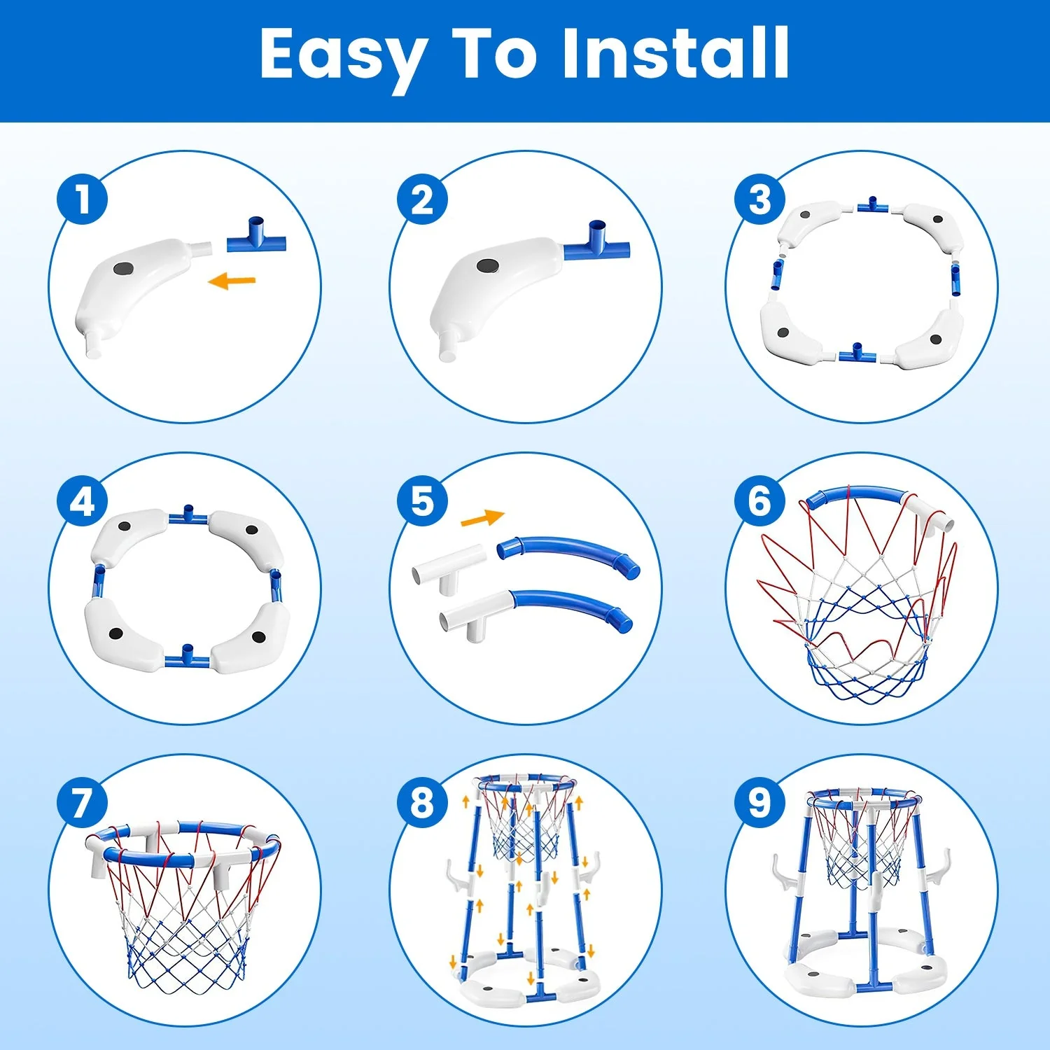 GBruno Floating Pool Basketball Game for Kids - Image 8