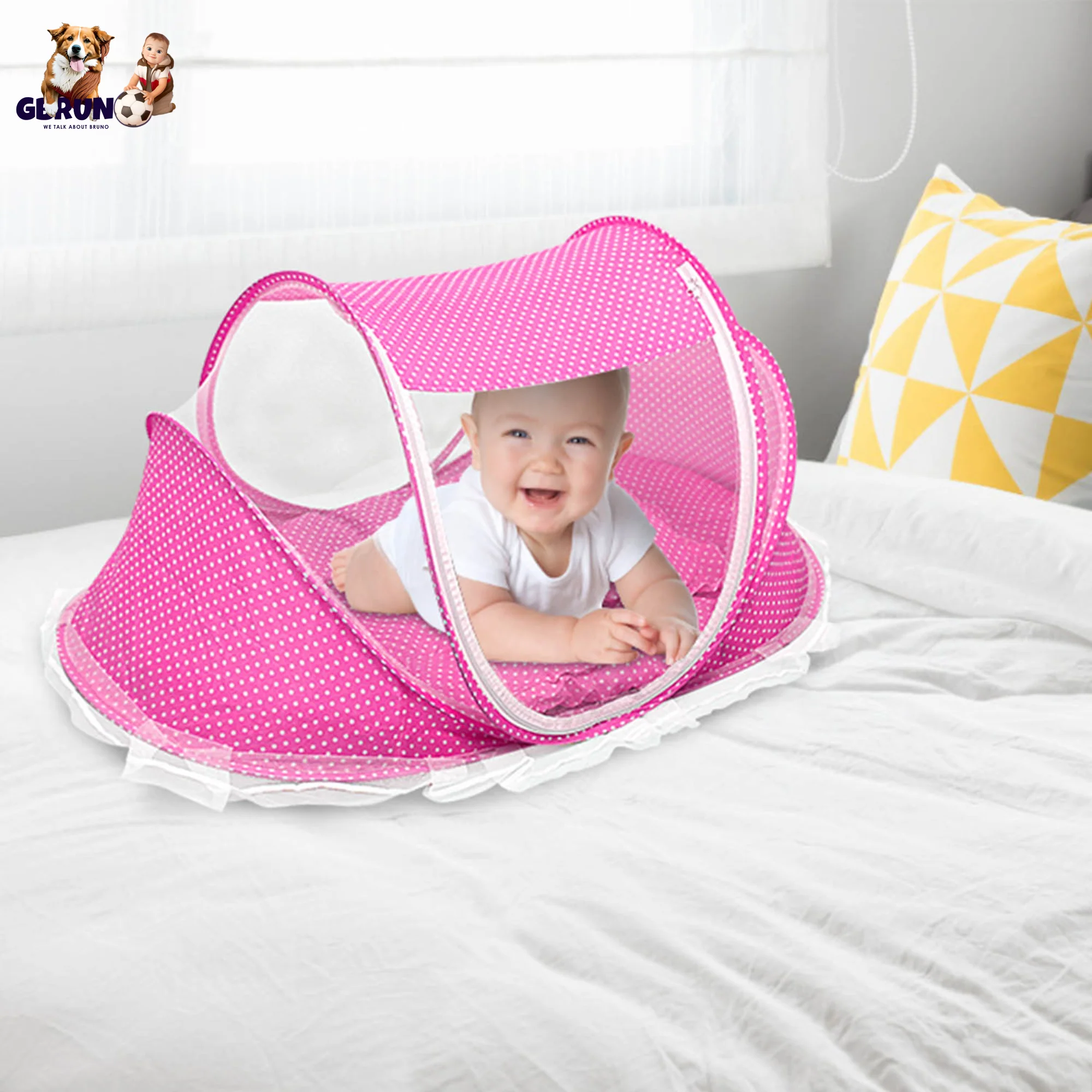 GBruno Foldable Baby Travel Bed - Image 3