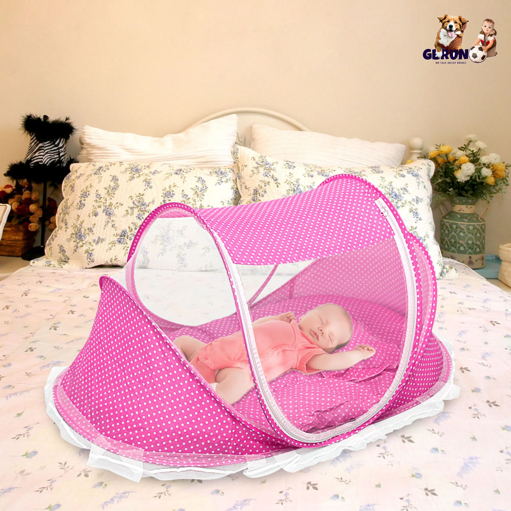GBruno Foldable Baby Travel Bed - Image 4