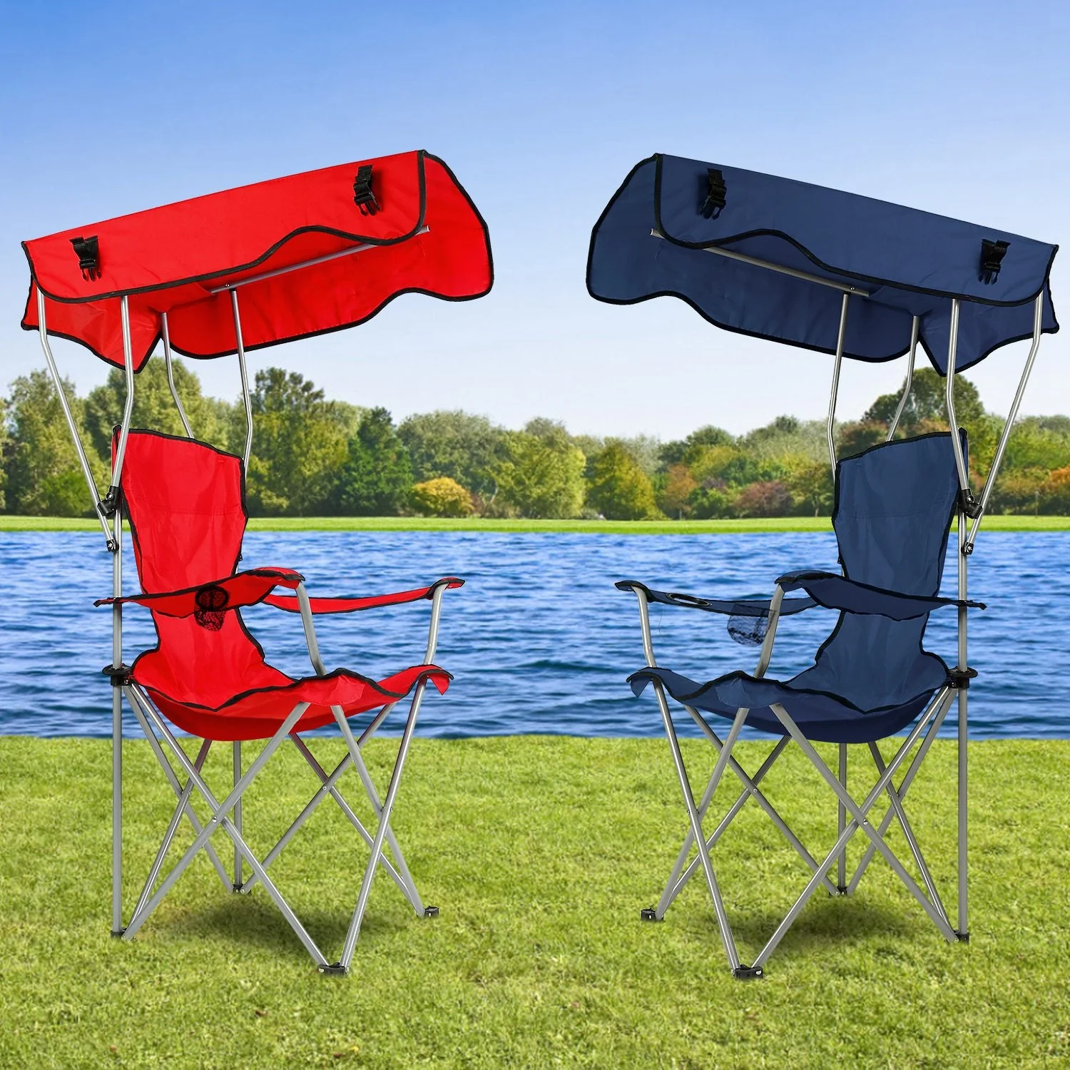 GBruno Foldable Beach Canopy Chair - Image 4