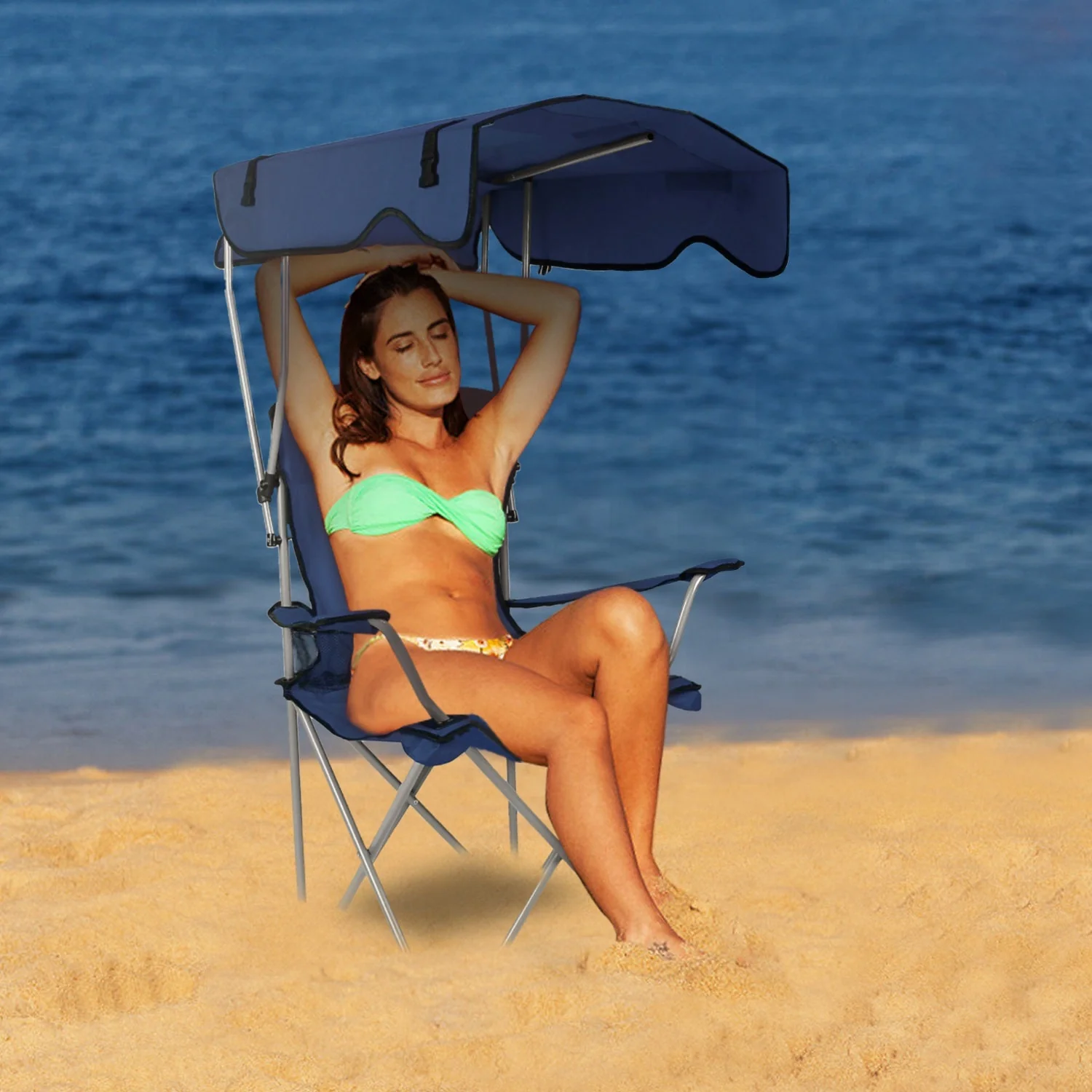 GBruno Foldable Beach Canopy Chair - Image 6