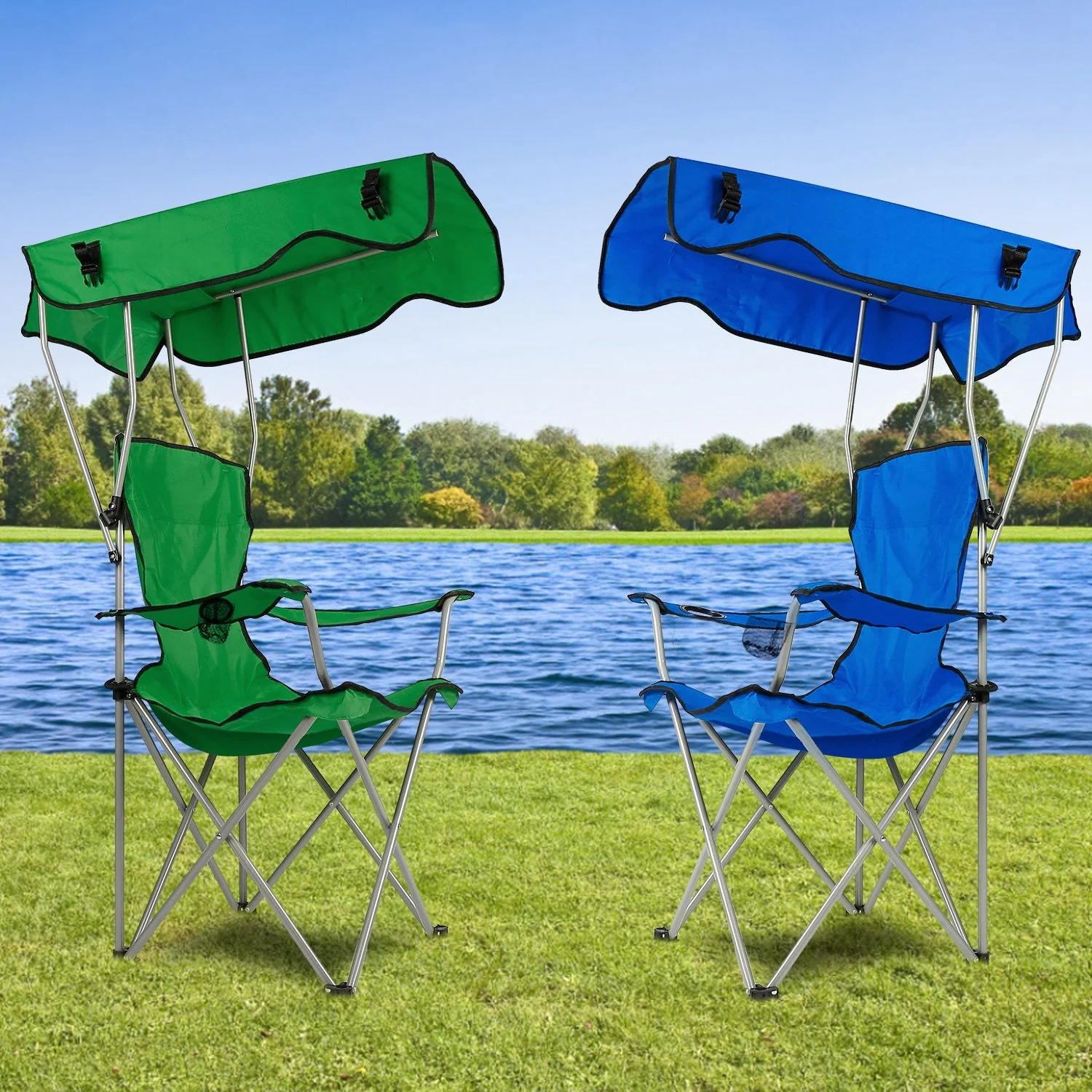 GBruno Foldable Beach Canopy Chair - Image 4