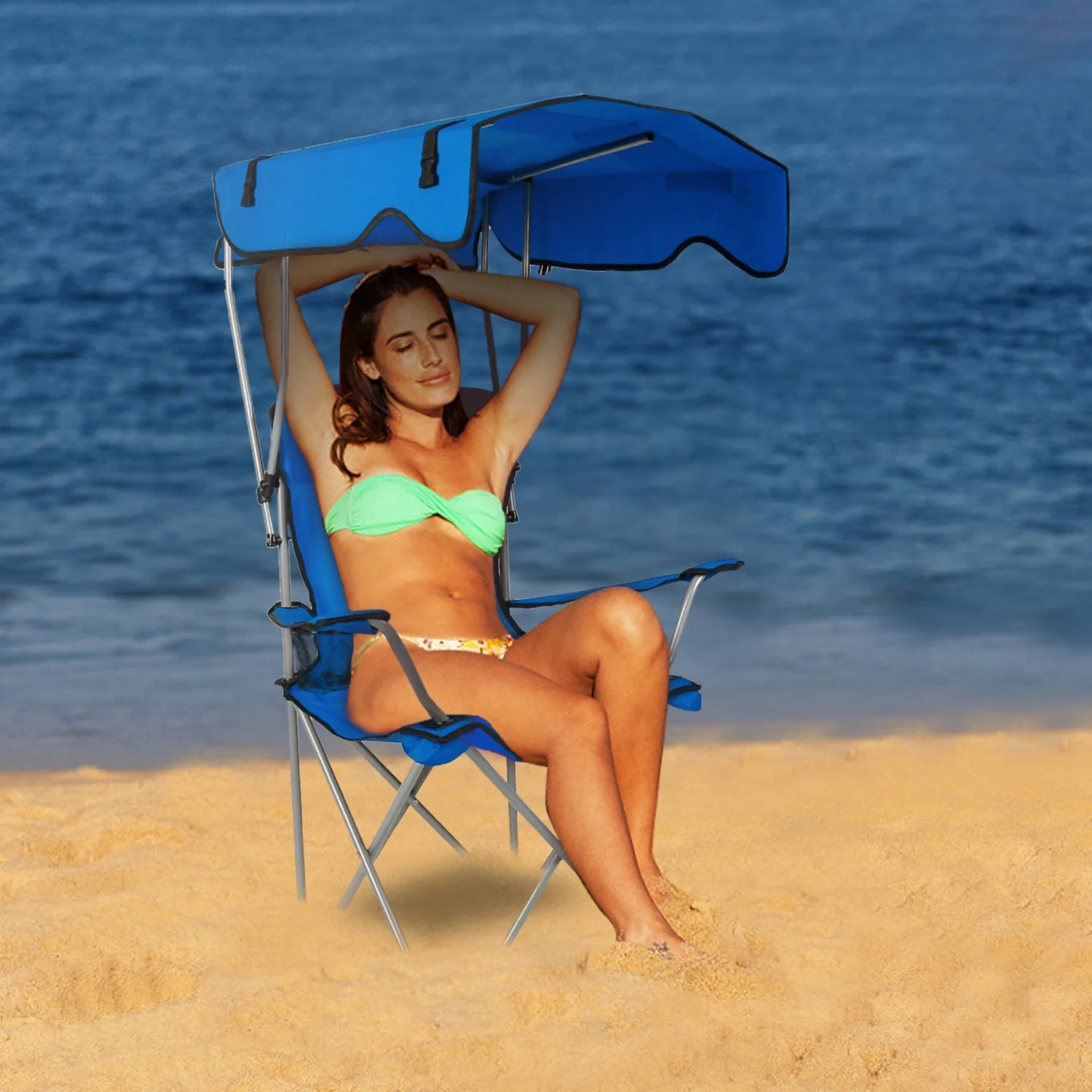 GBruno Foldable Beach Canopy Chair - Image 6
