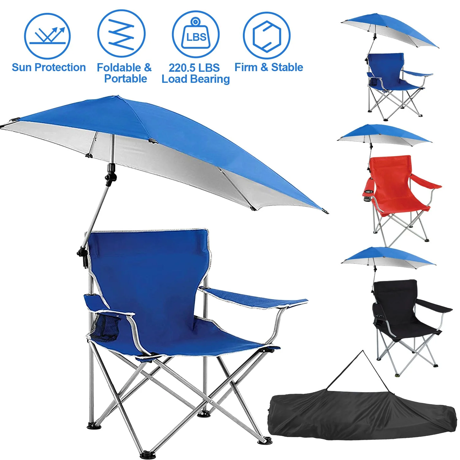 GBruno Foldable Beach Chair - Image 6