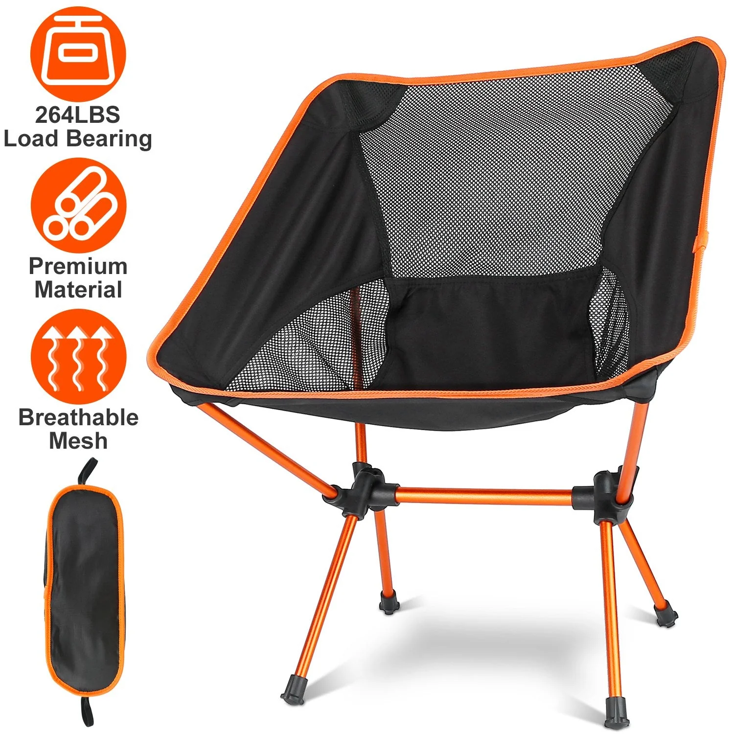 GBruno Foldable Camping Chair - Image 2