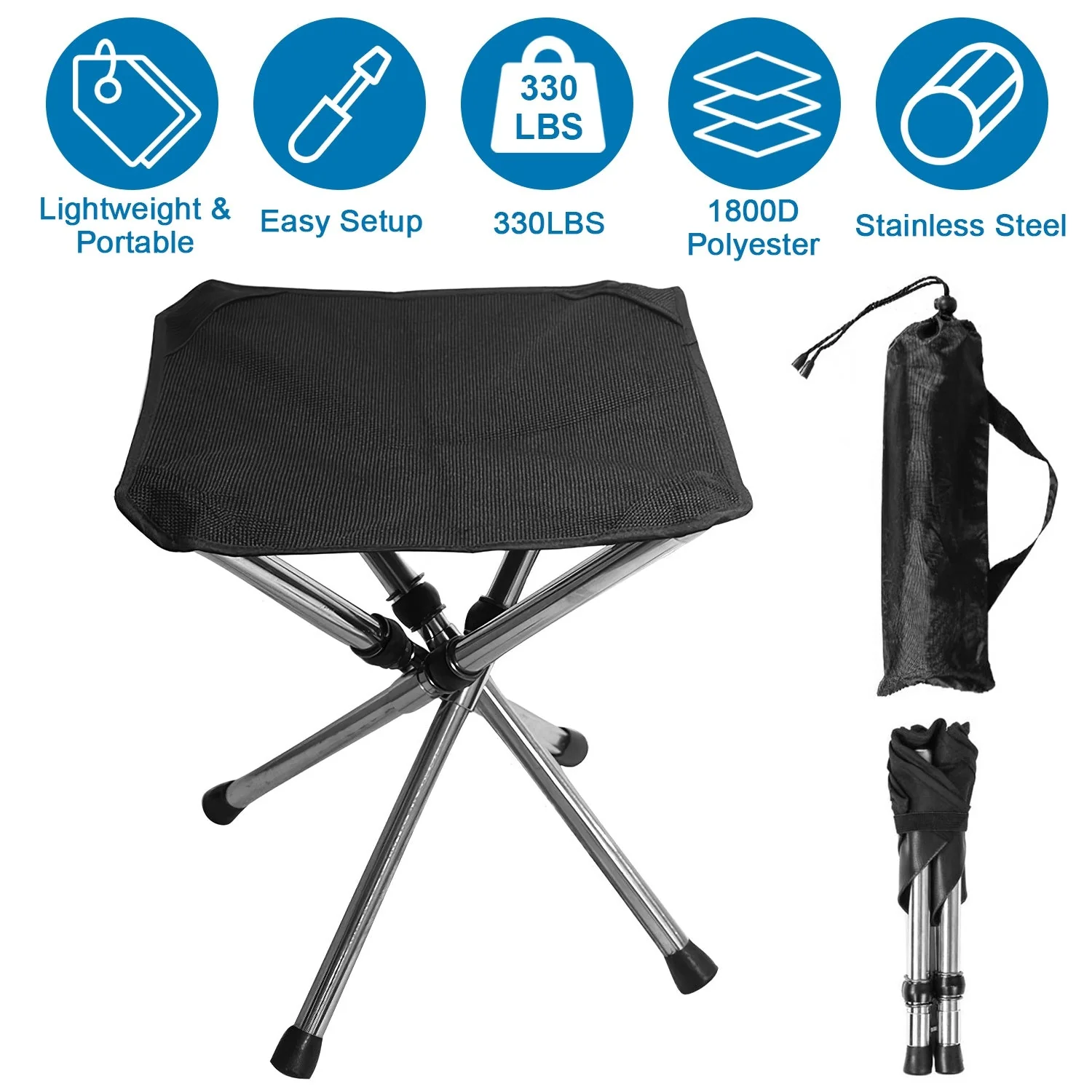 GBruno Foldable Camping Chair - Image 2