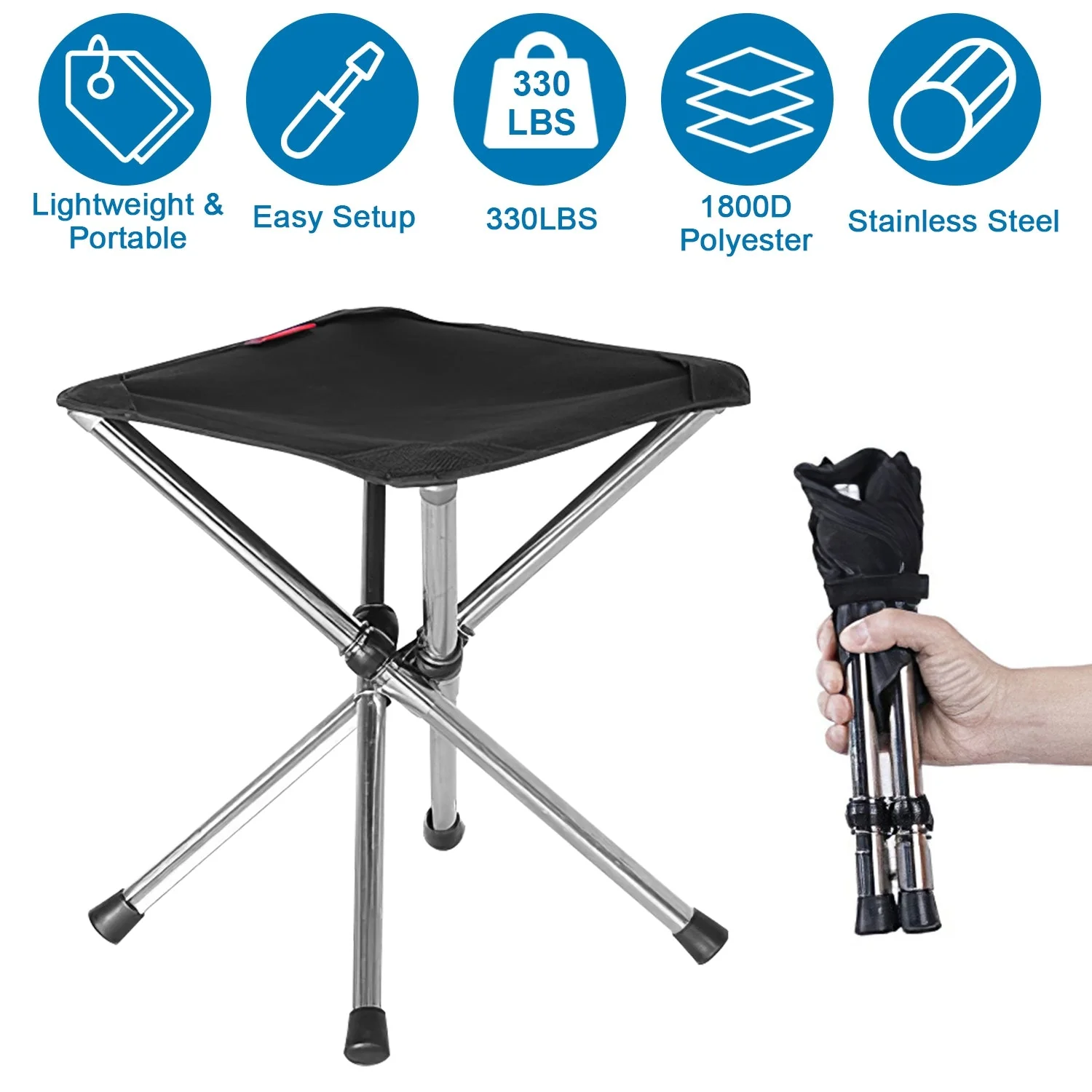 GBruno Foldable Camping Chair - Image 3