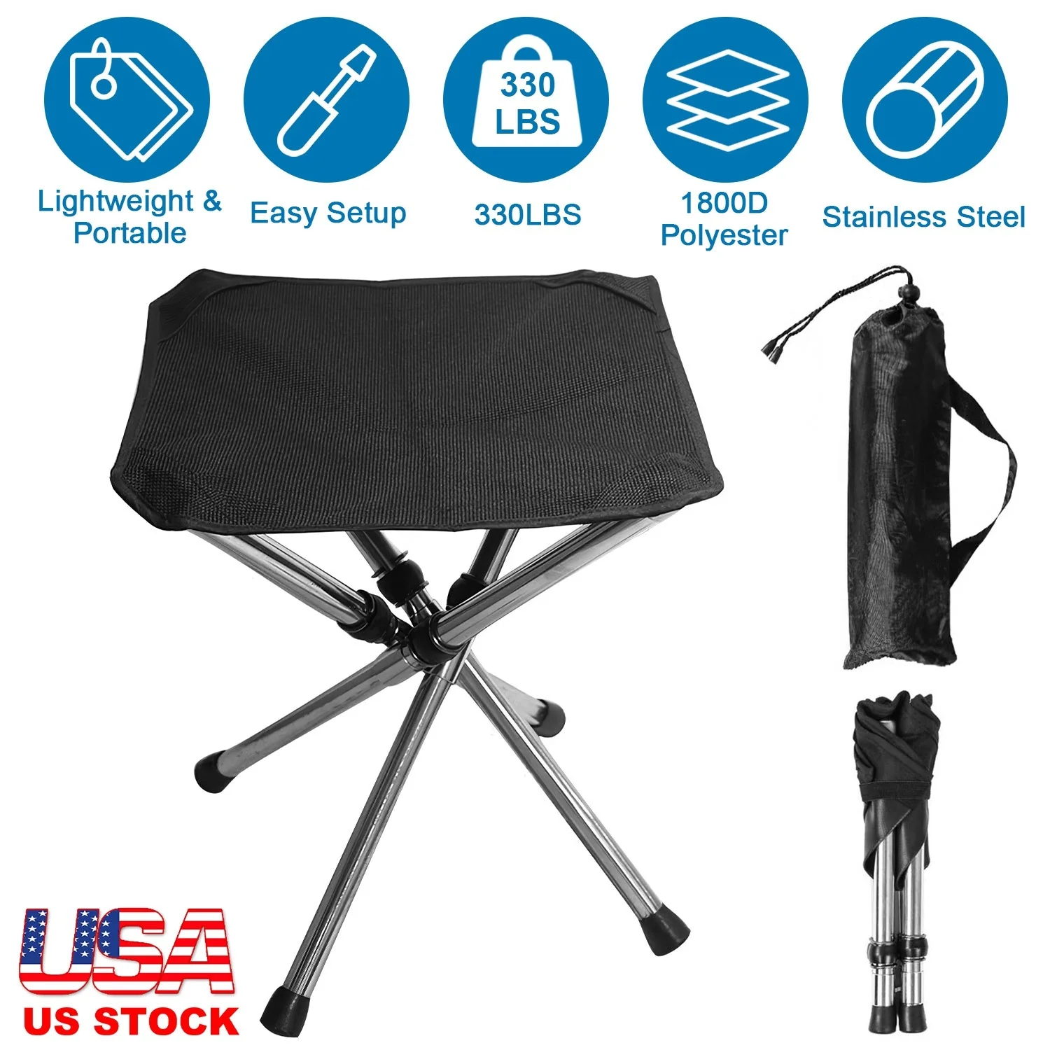GBruno Foldable Camping Chair - Image 4