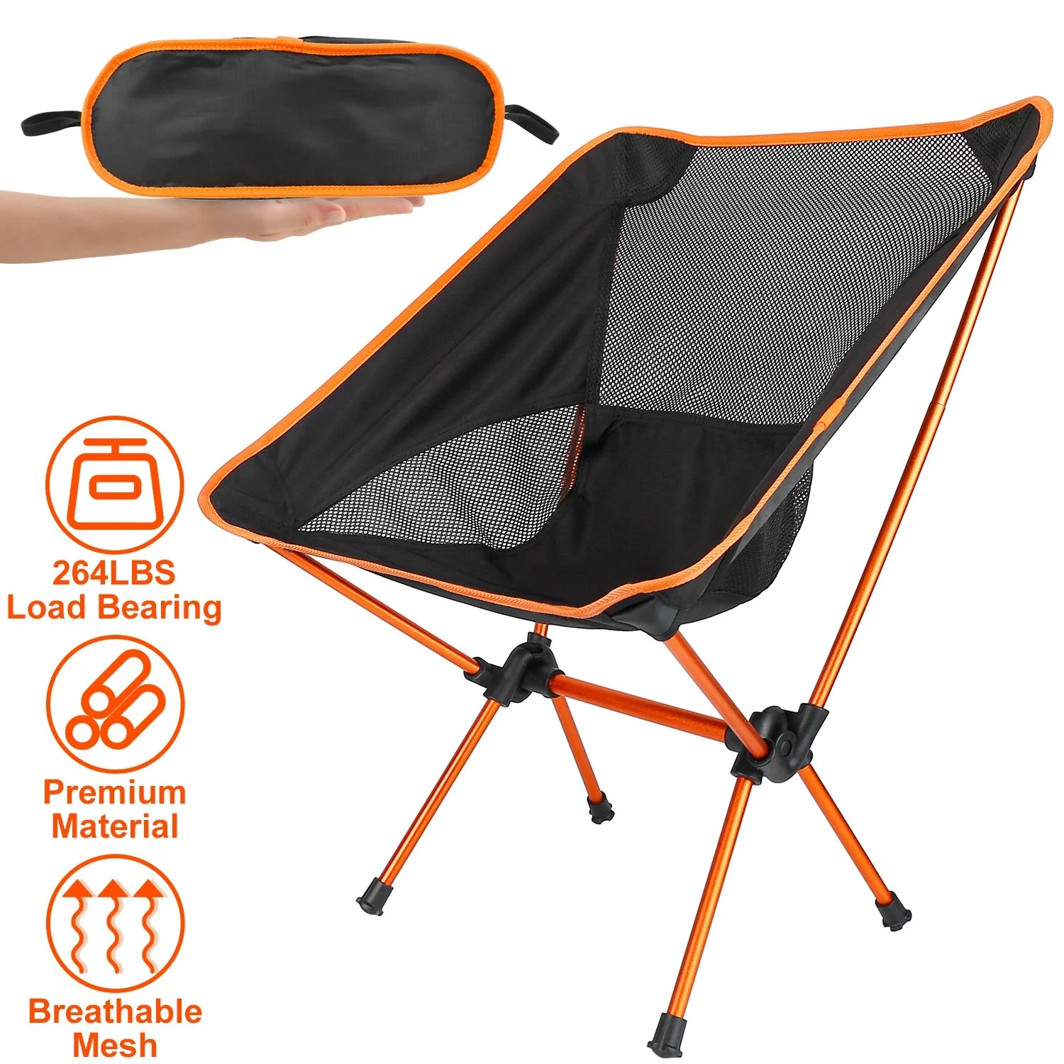 GBruno Foldable Camping Chair - Image 4