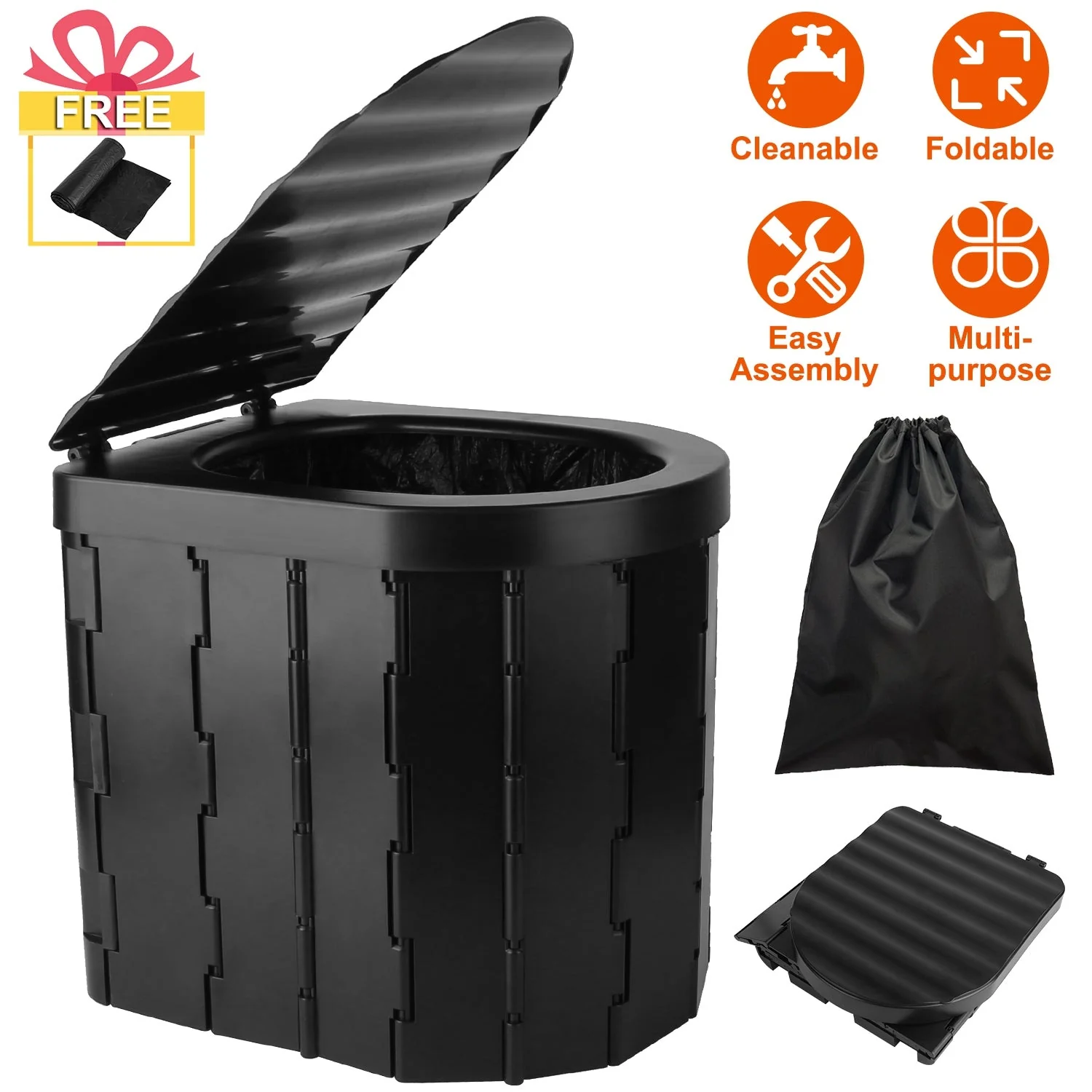 GBruno Foldable Emergency Toilet - Image 2