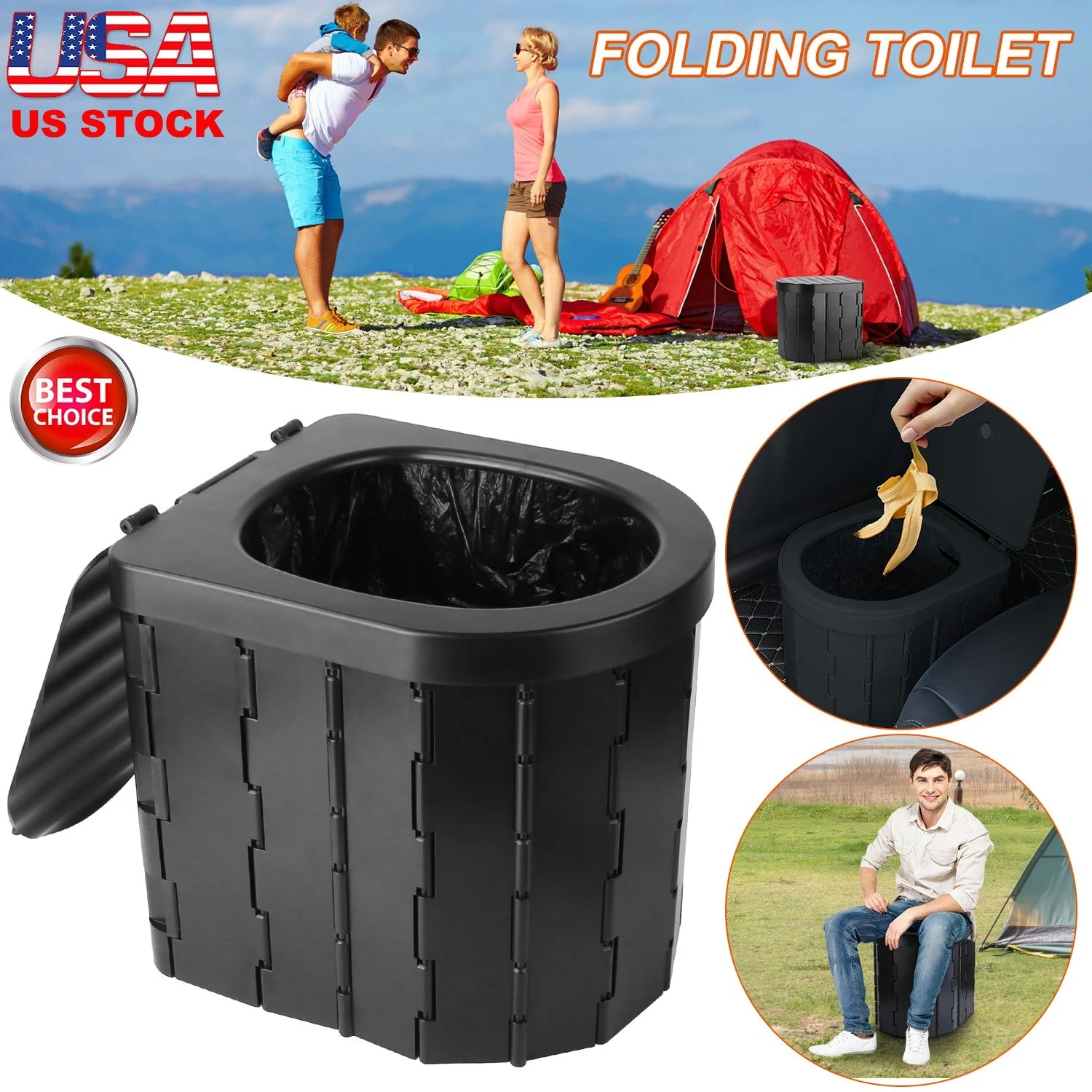 GBruno Foldable Emergency Toilet - Image 5