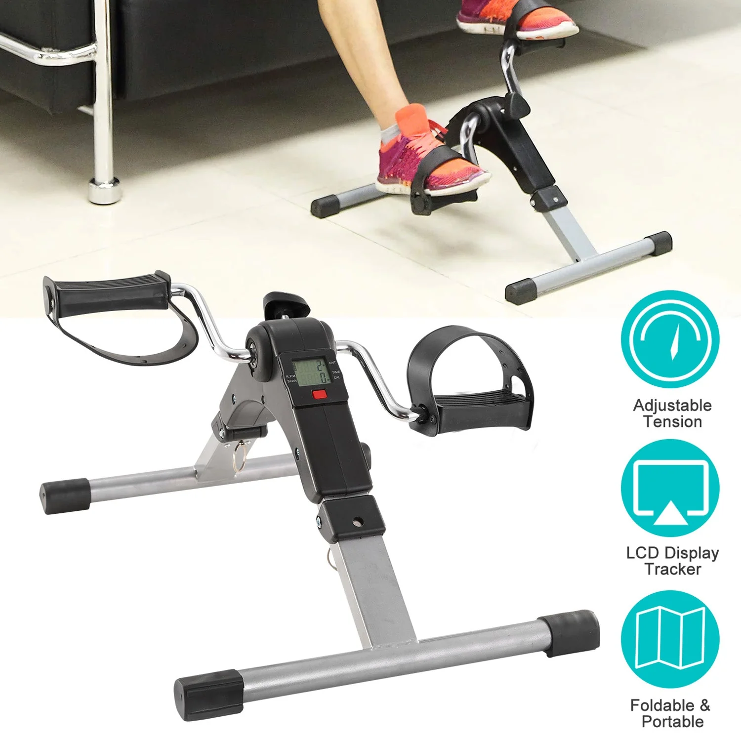 GBruno Foldable Exercise Bike Pedal - Image 6