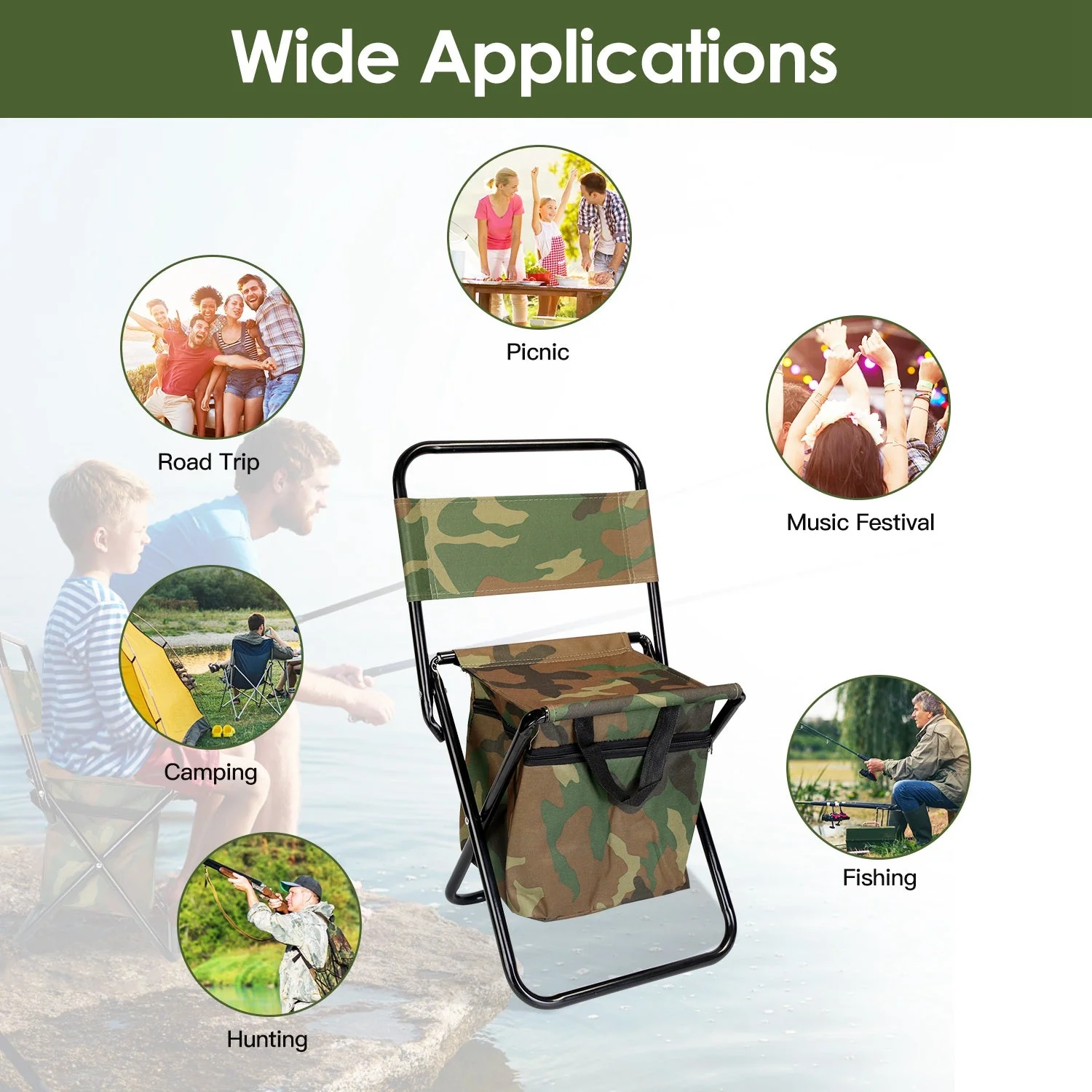 GBruno Foldable Fishing Chair - Image 5