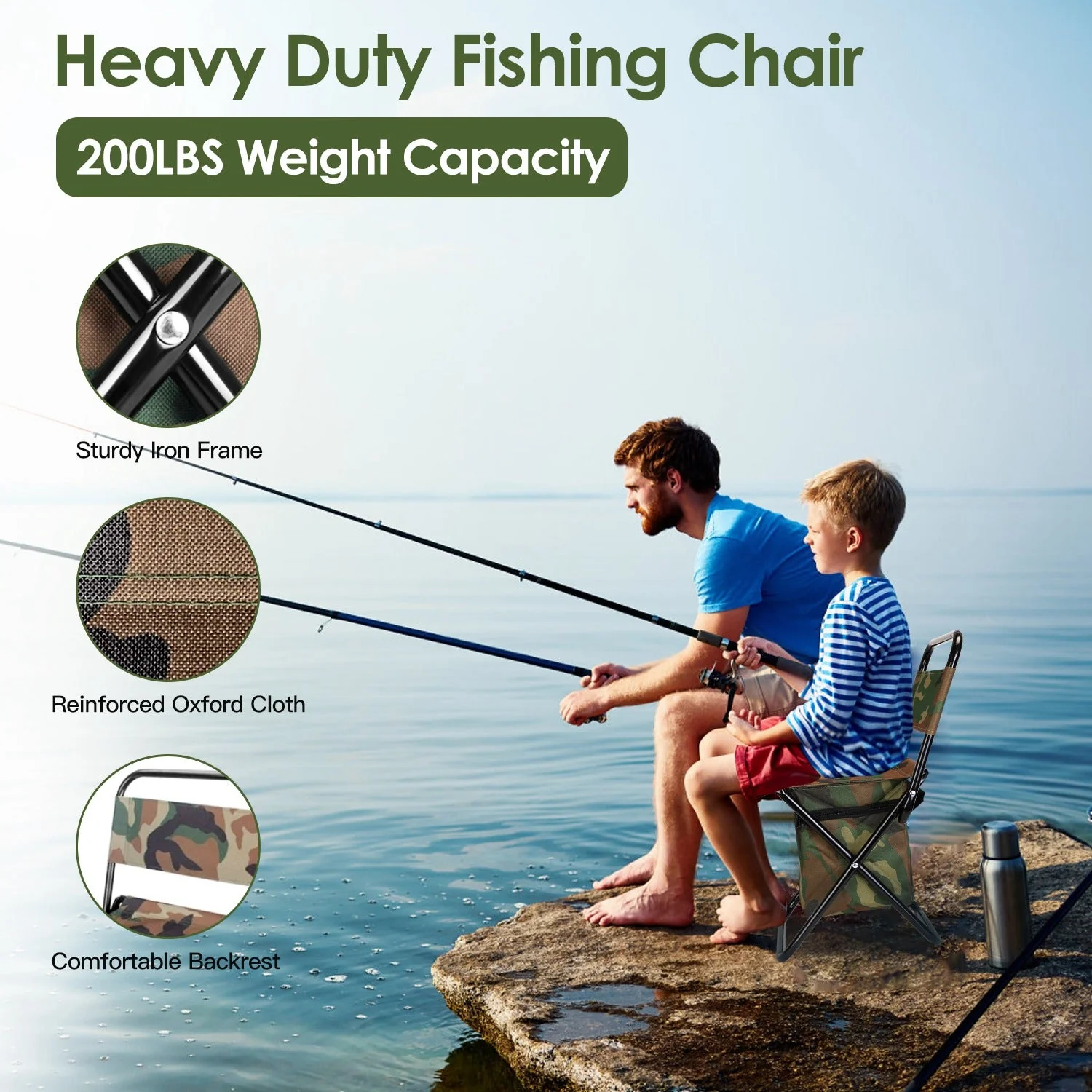 GBruno Foldable Fishing Chair - Image 6
