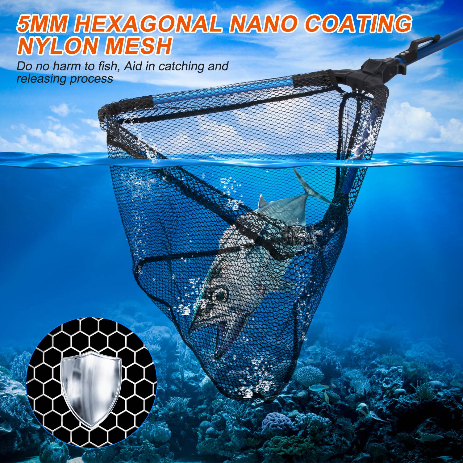 GBruno Foldable Fishing Net - Image 3