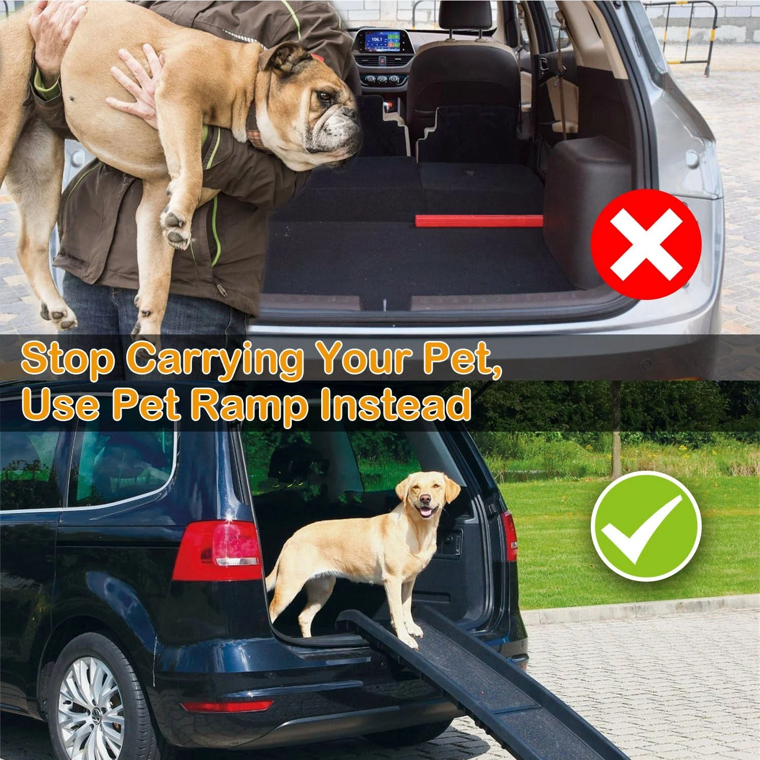 GBruno Foldable Pet Ramp Dog - Image 2