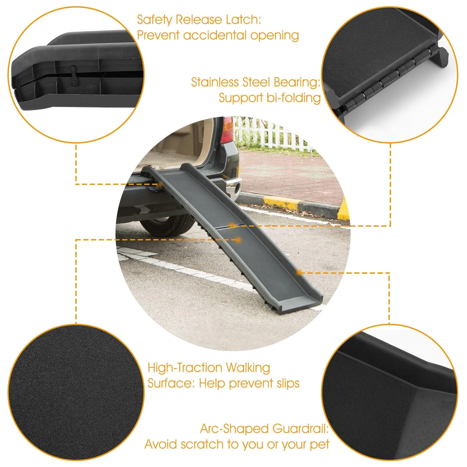 GBruno Foldable Pet Ramp Dog - Image 3