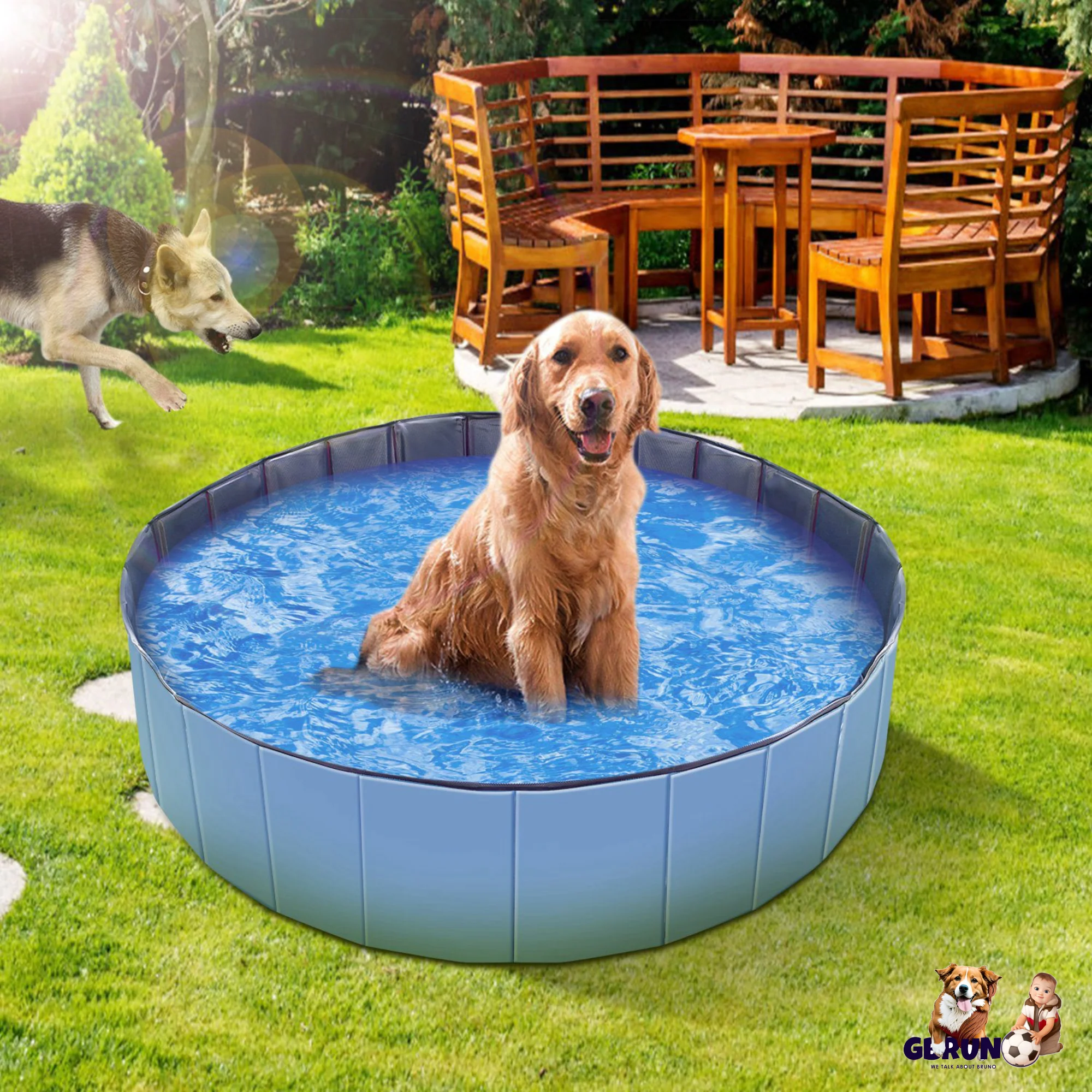 GBruno Foldable Pet Swimming Pool - Image 5