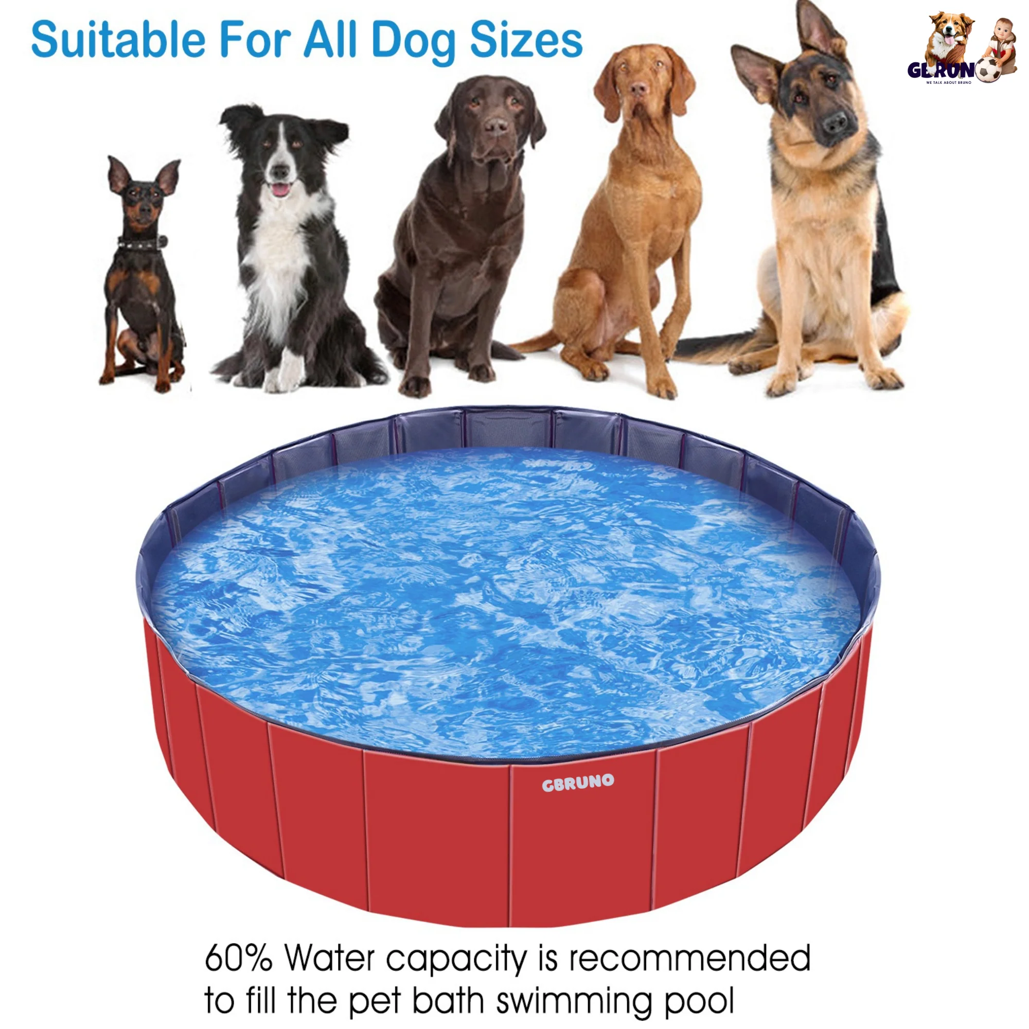GBruno Foldable Pet Swimming Pool - Image 2