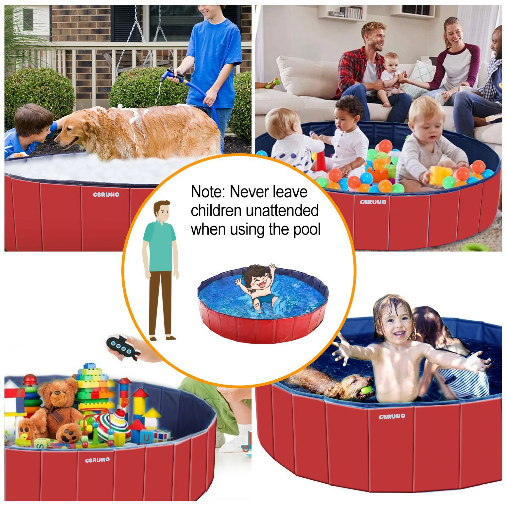 GBruno Foldable Pet Swimming Pool - Image 3