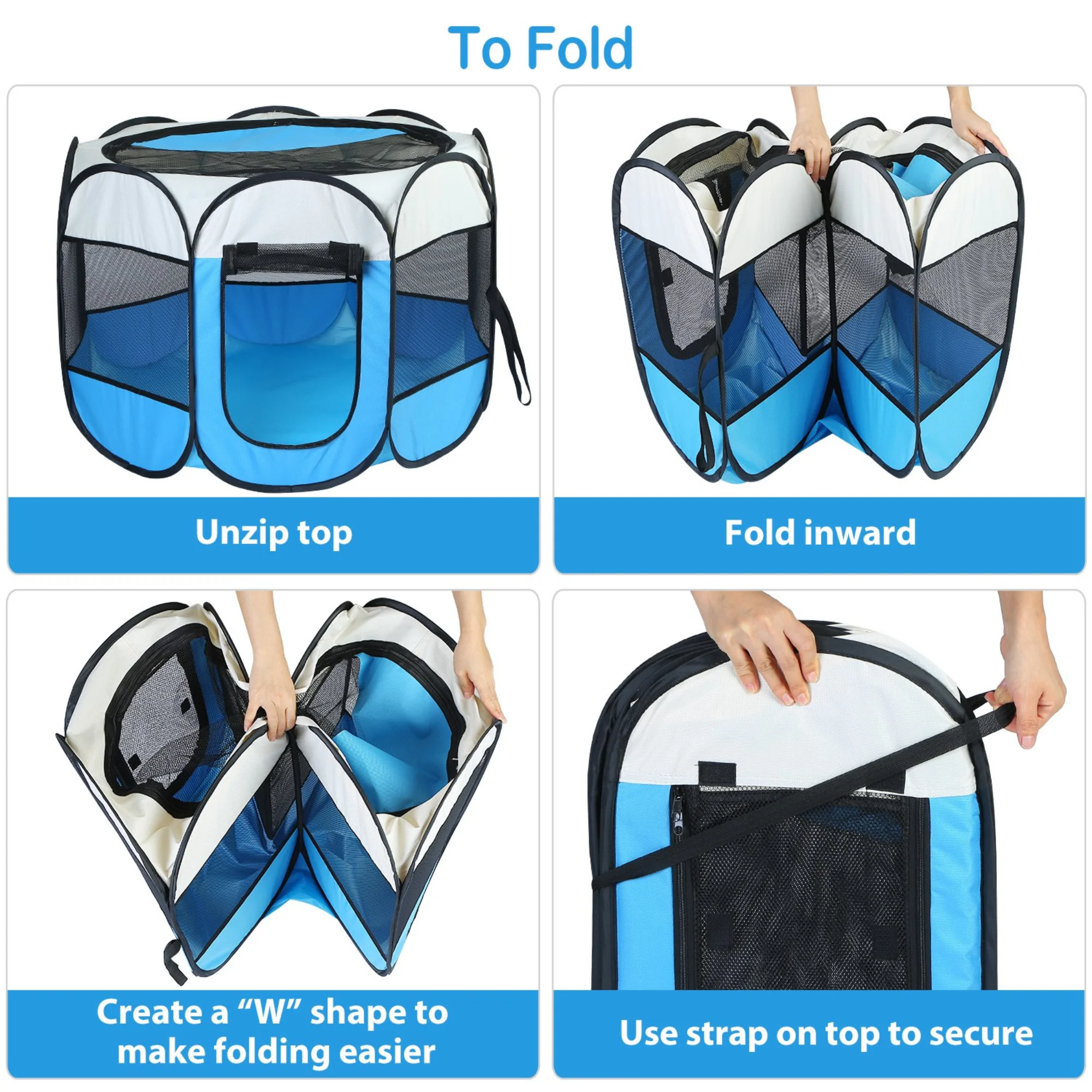 GBruno Foldable Pet Tent - Image 4