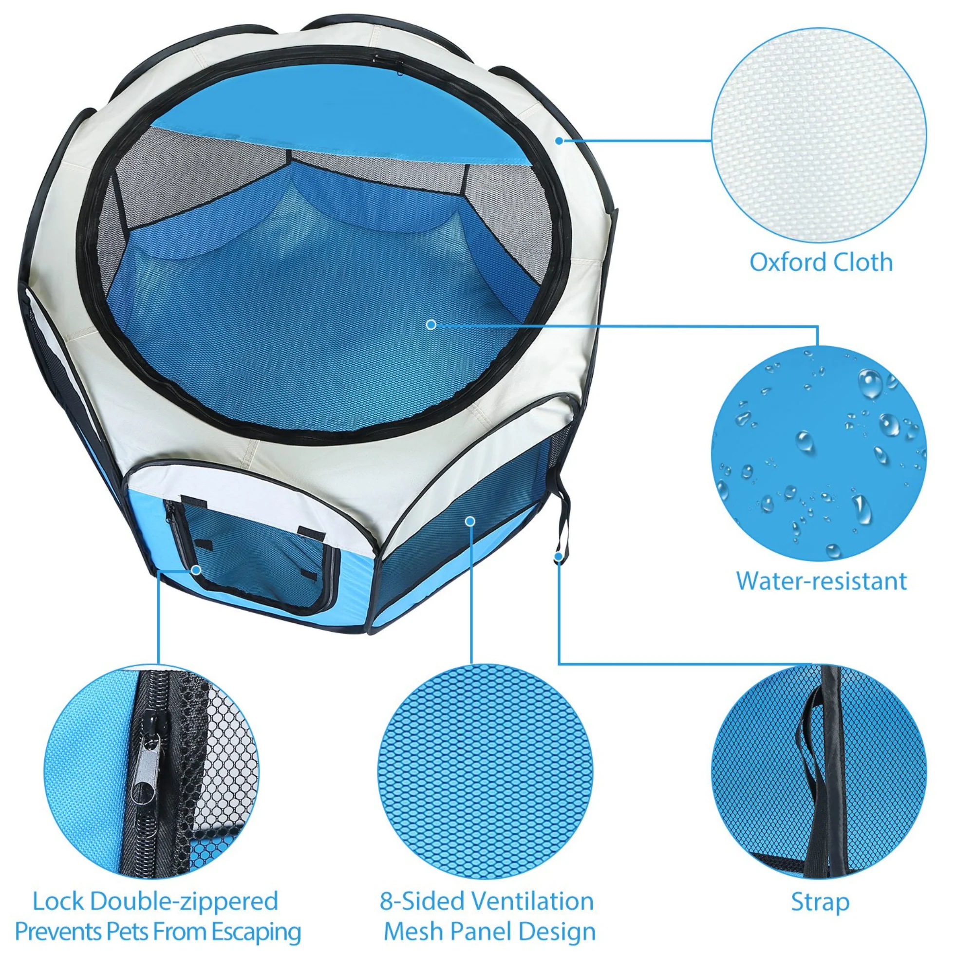 GBruno Foldable Pet Tent - Image 5