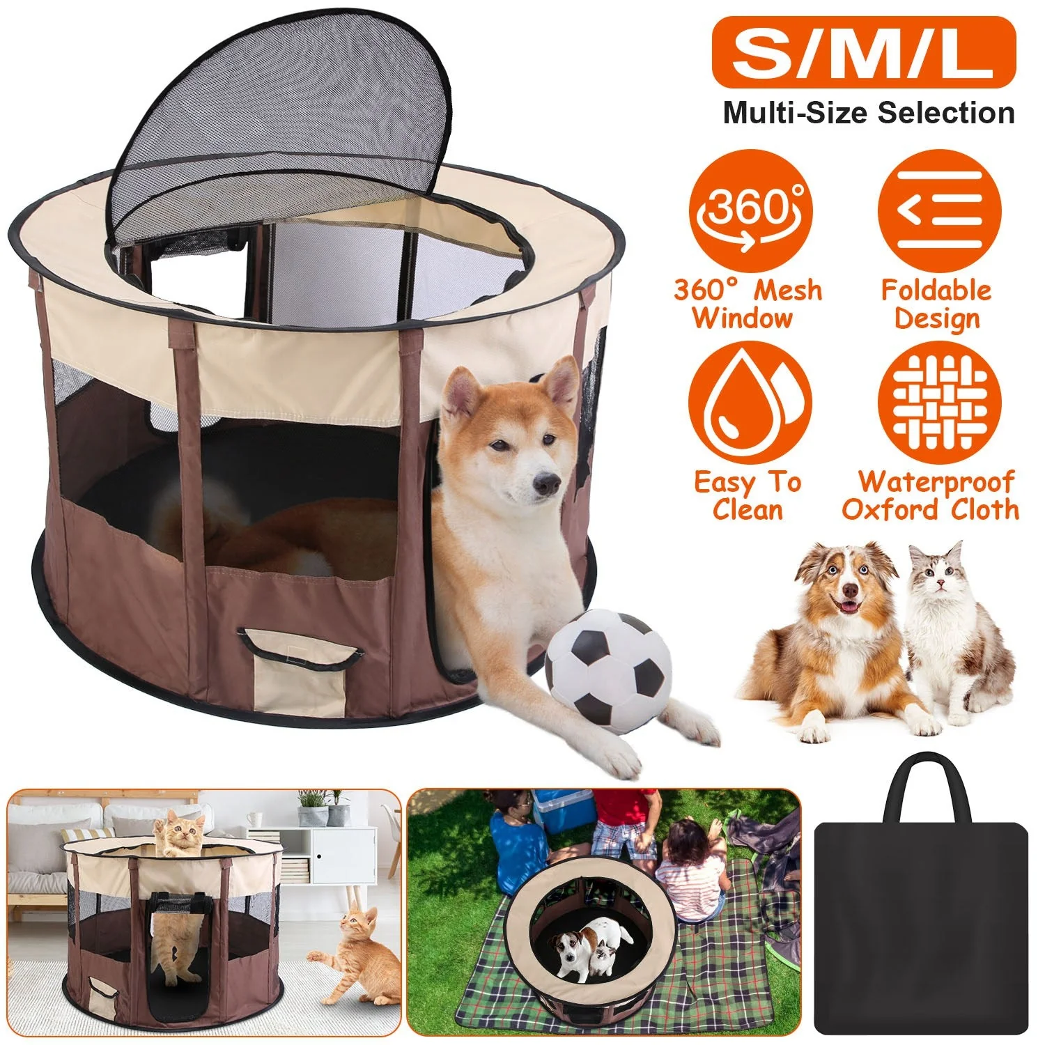GBruno Foldable Playpen for Dog - Image 4