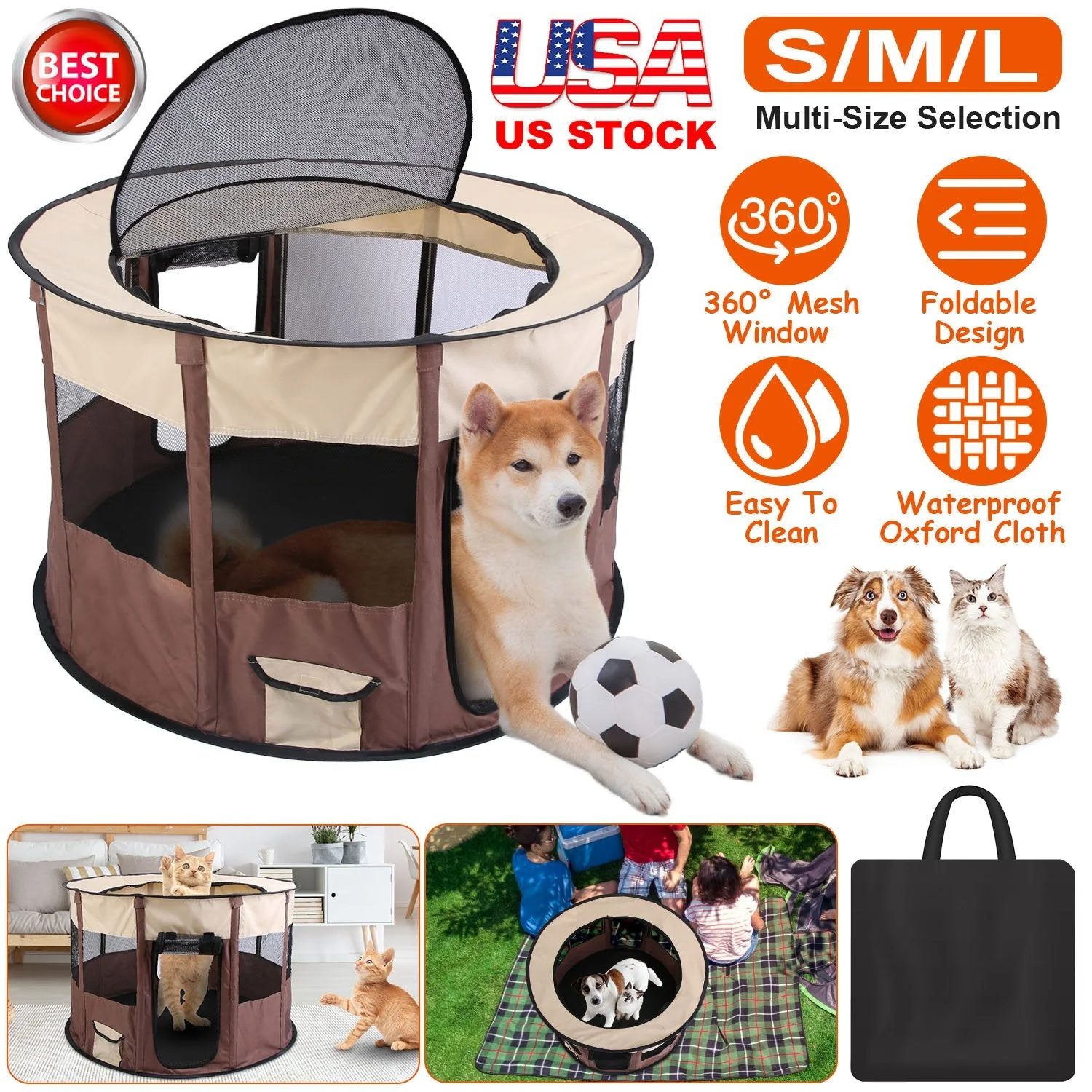 GBruno Foldable Playpen for Dog - Image 5