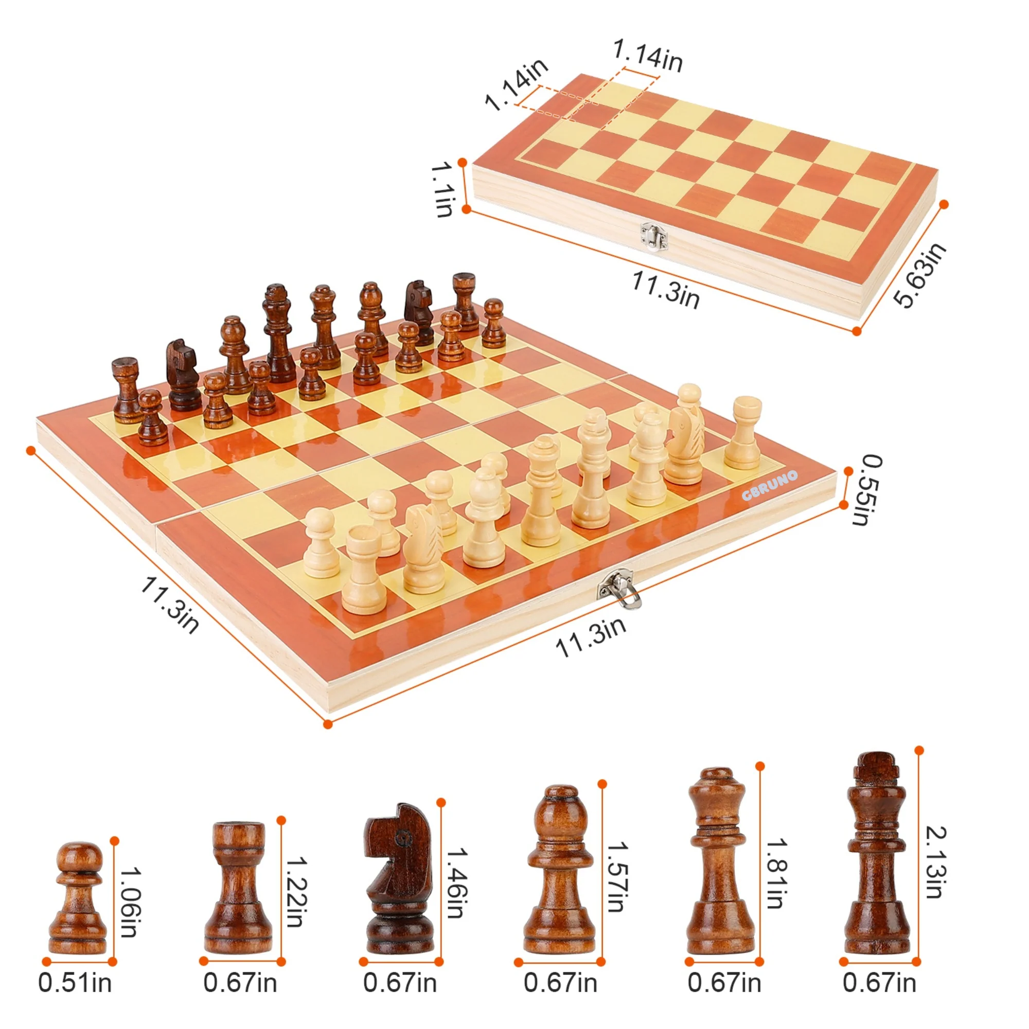 GBruno Folding Board Game - Image 3