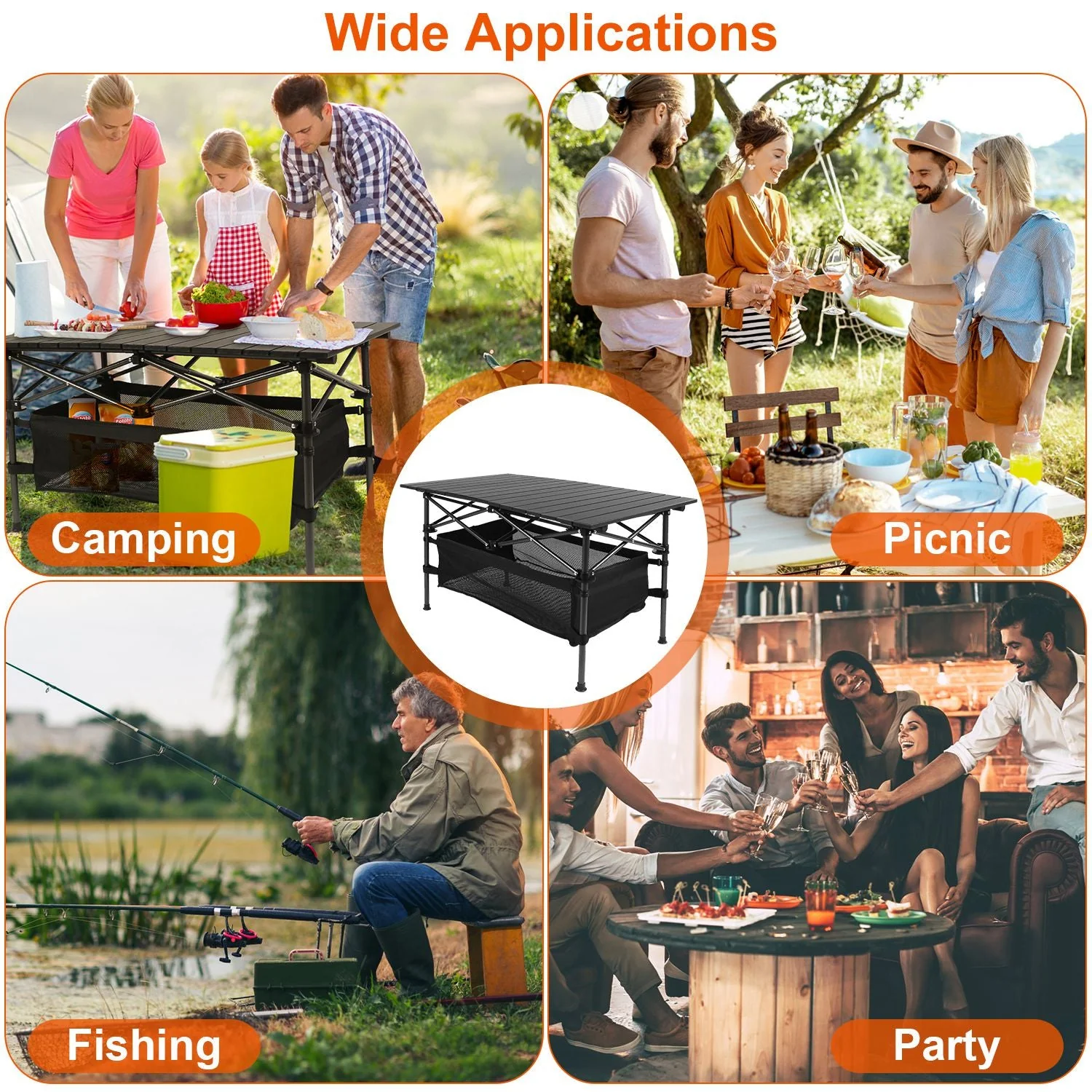 GBruno Folding Camping Table - Image 5