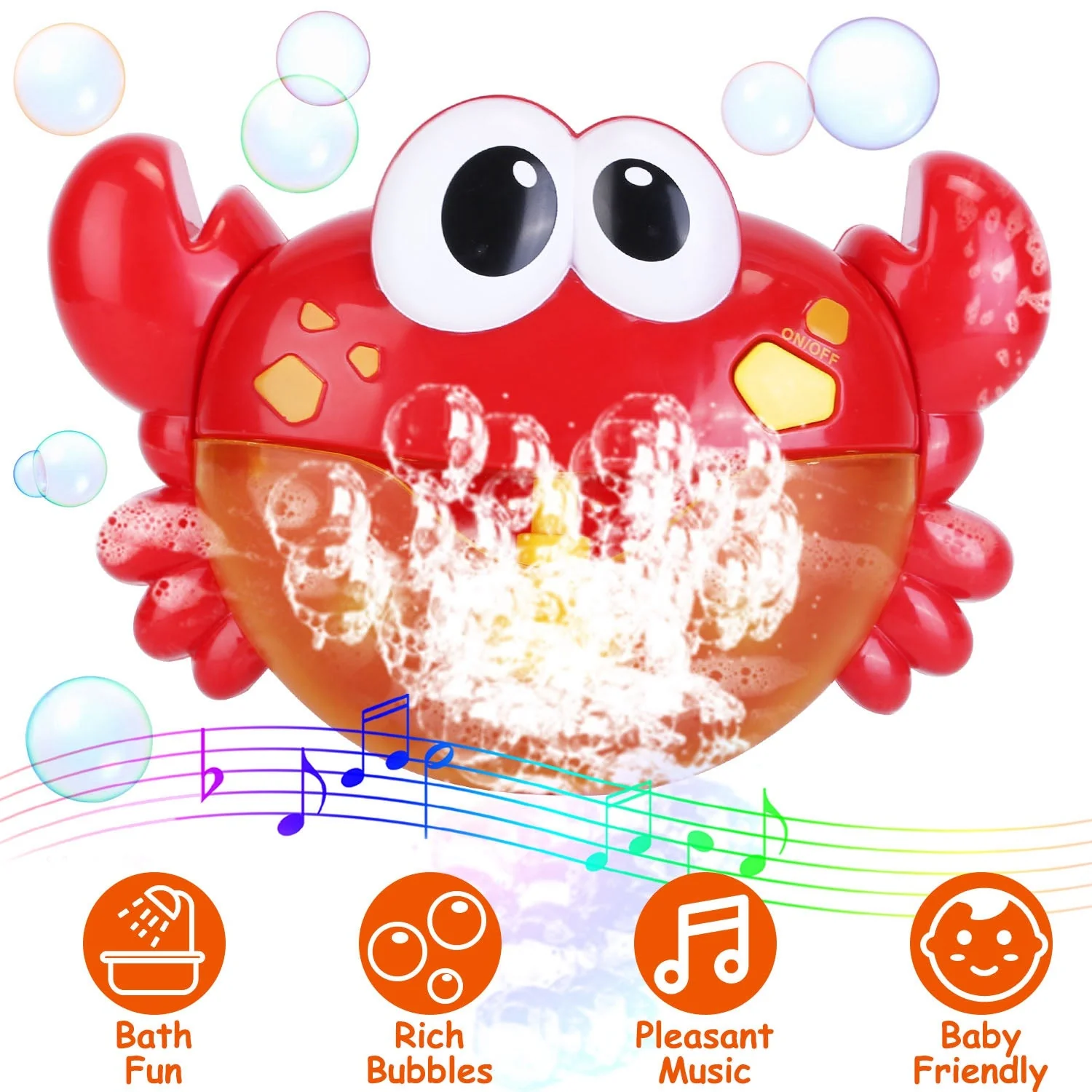 GBruno Frog Musical Bubble Bath - Image 4