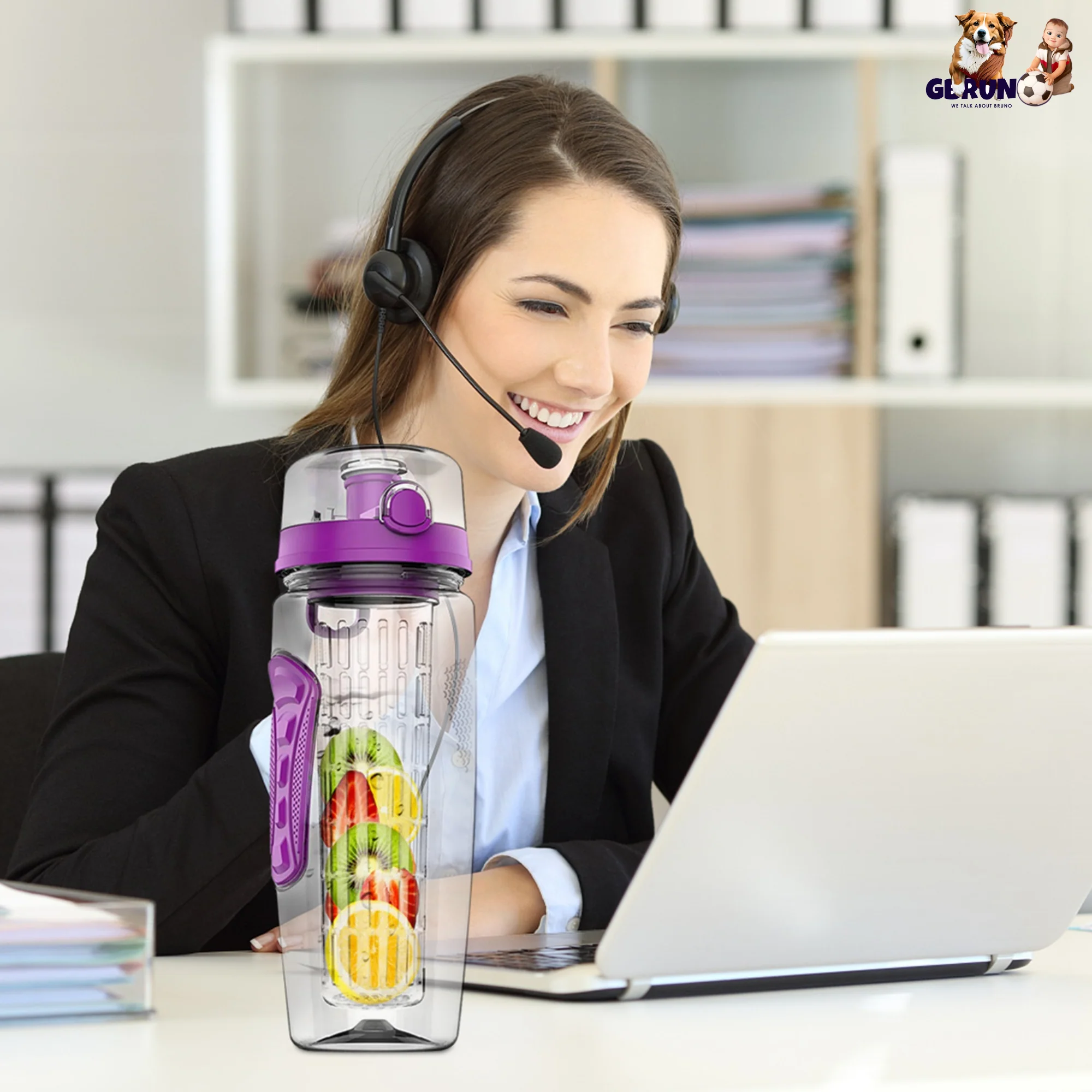GBruno Fruit Infuser Water Bottle - Image 6