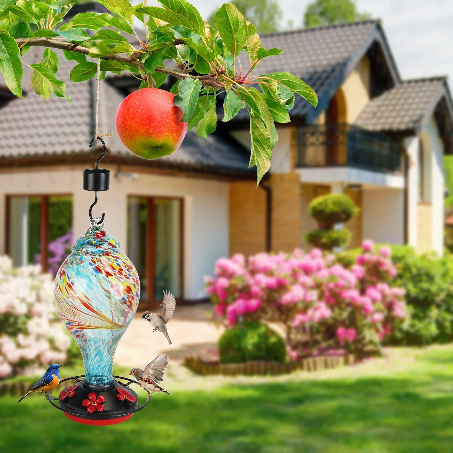 GBruno Glass Hummingbird Feeder - Image 6