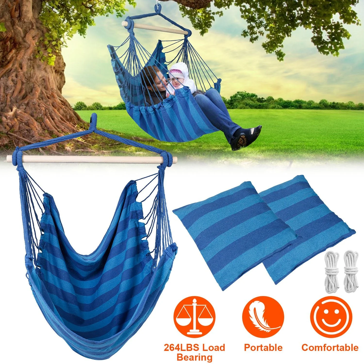 GBruno Hammock Hanging Chair - Image 6