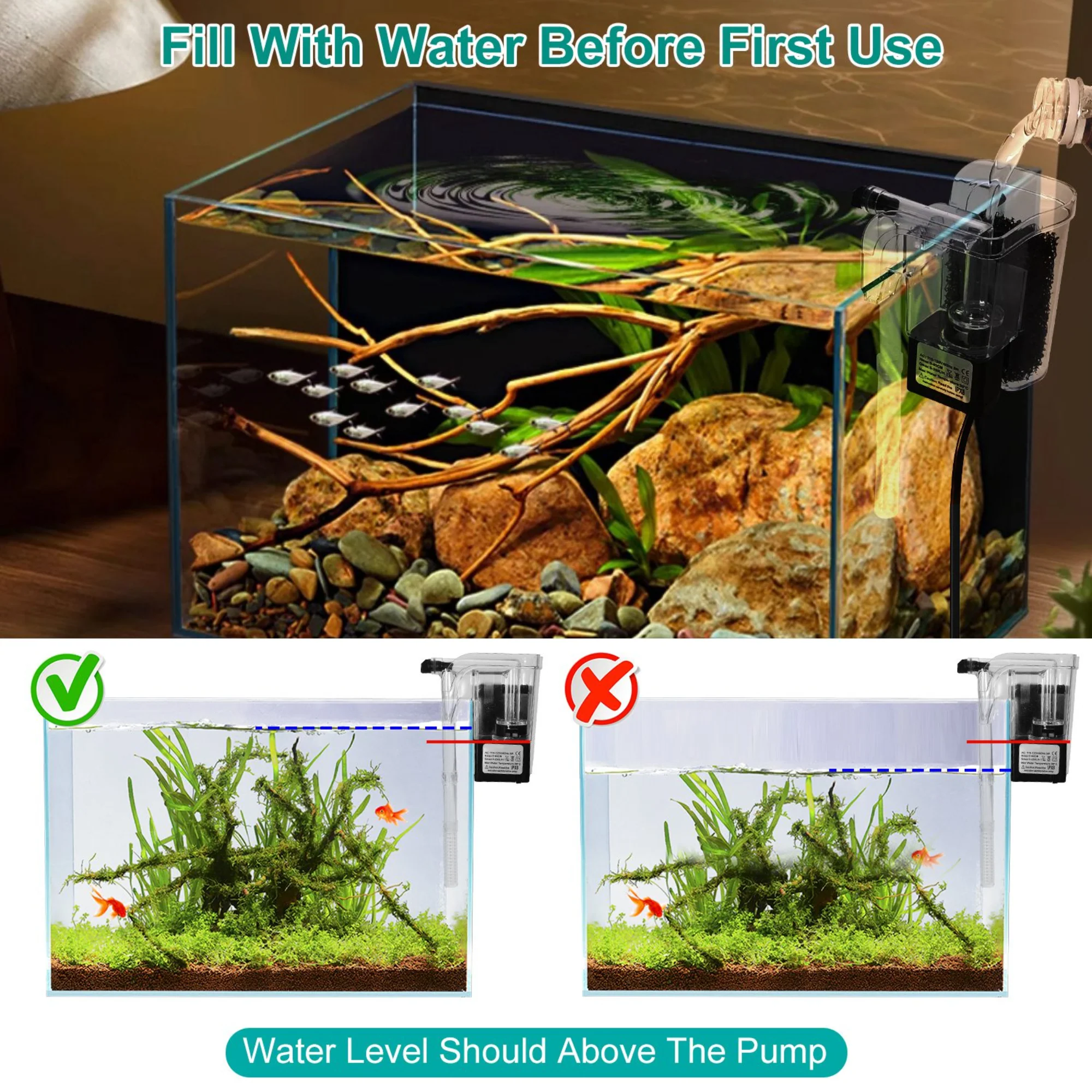 GBruno Hang On Aquarium Filter - Image 5