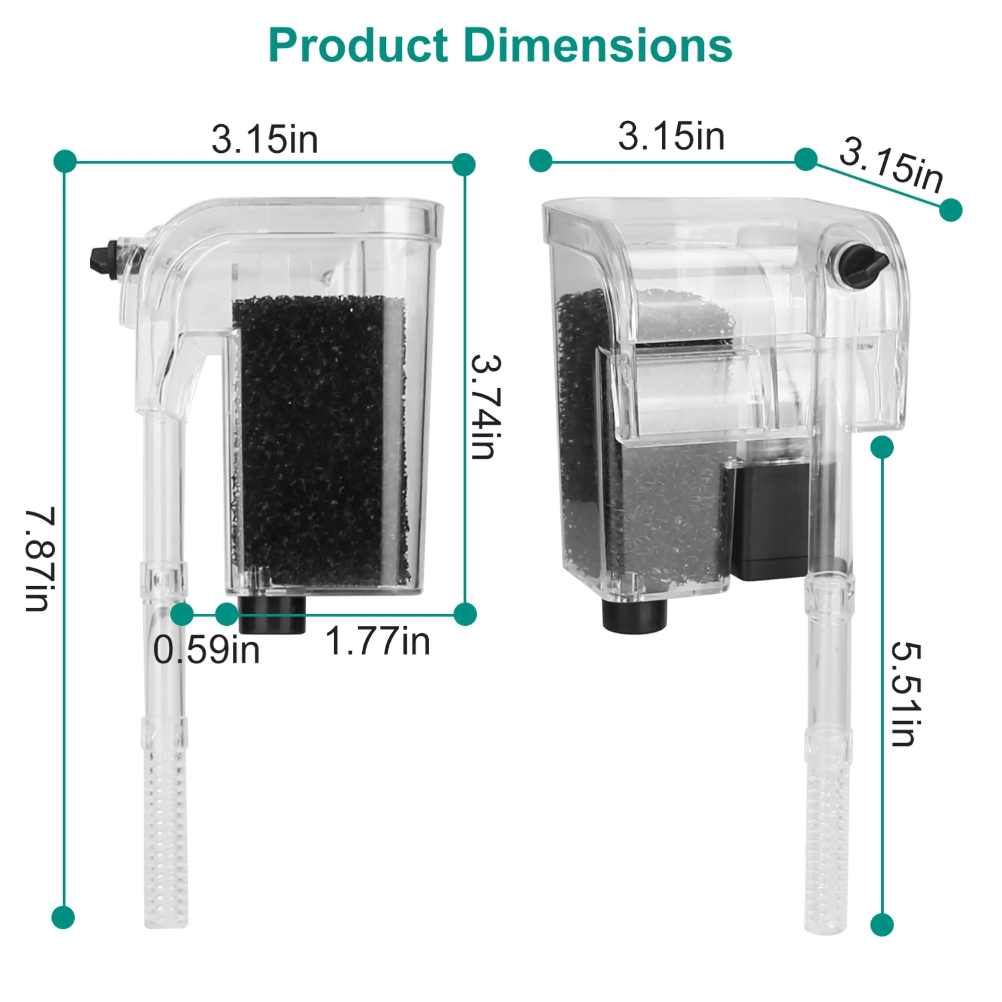 GBruno Hang On Aquarium Filter - Image 6