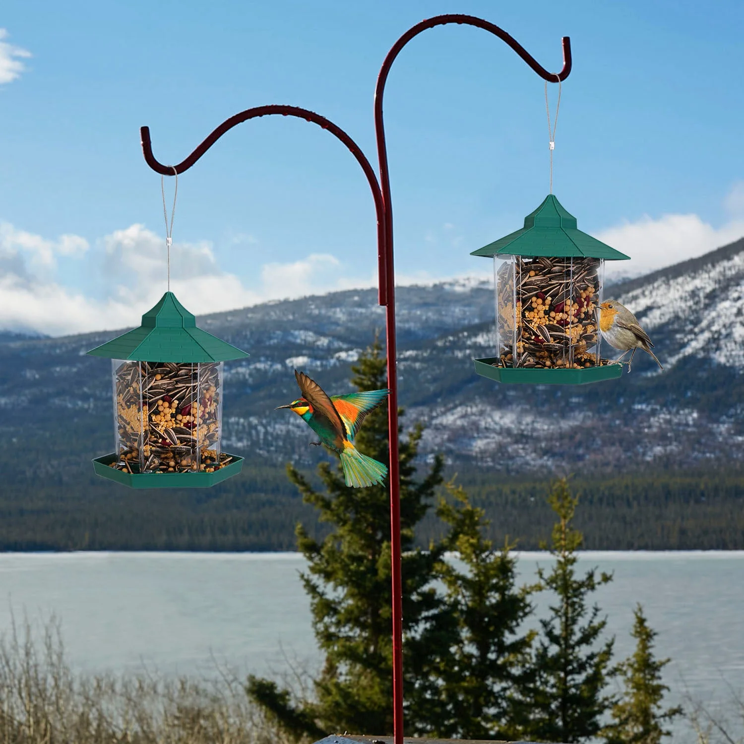 GBruno Hanging Gazebo Wild Bird Feeder - Image 7