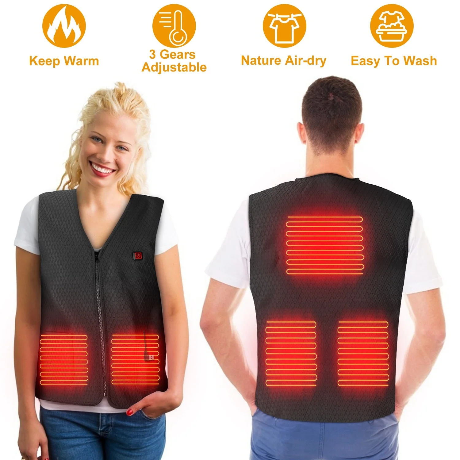 GBruno Heat Jacket Vest - Image 6