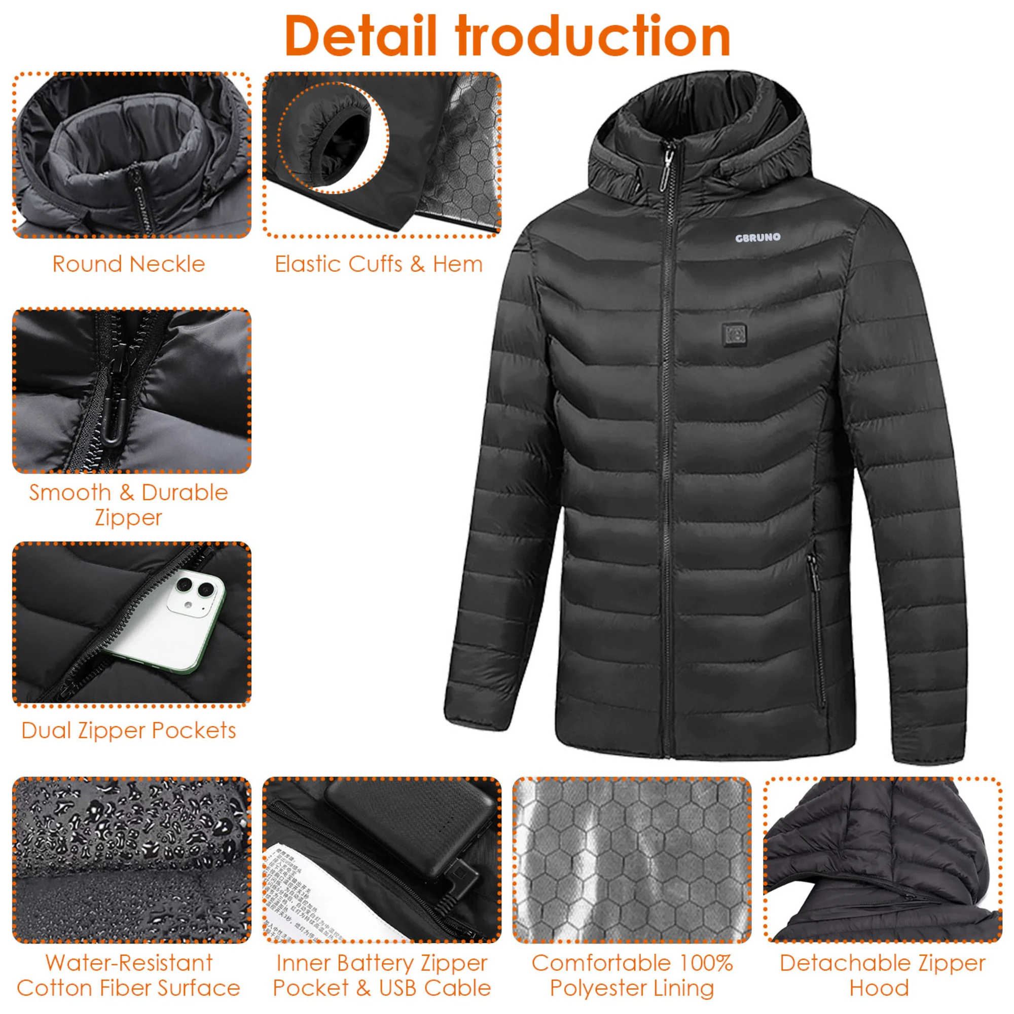 GBruno Heated Jacket - Image 2