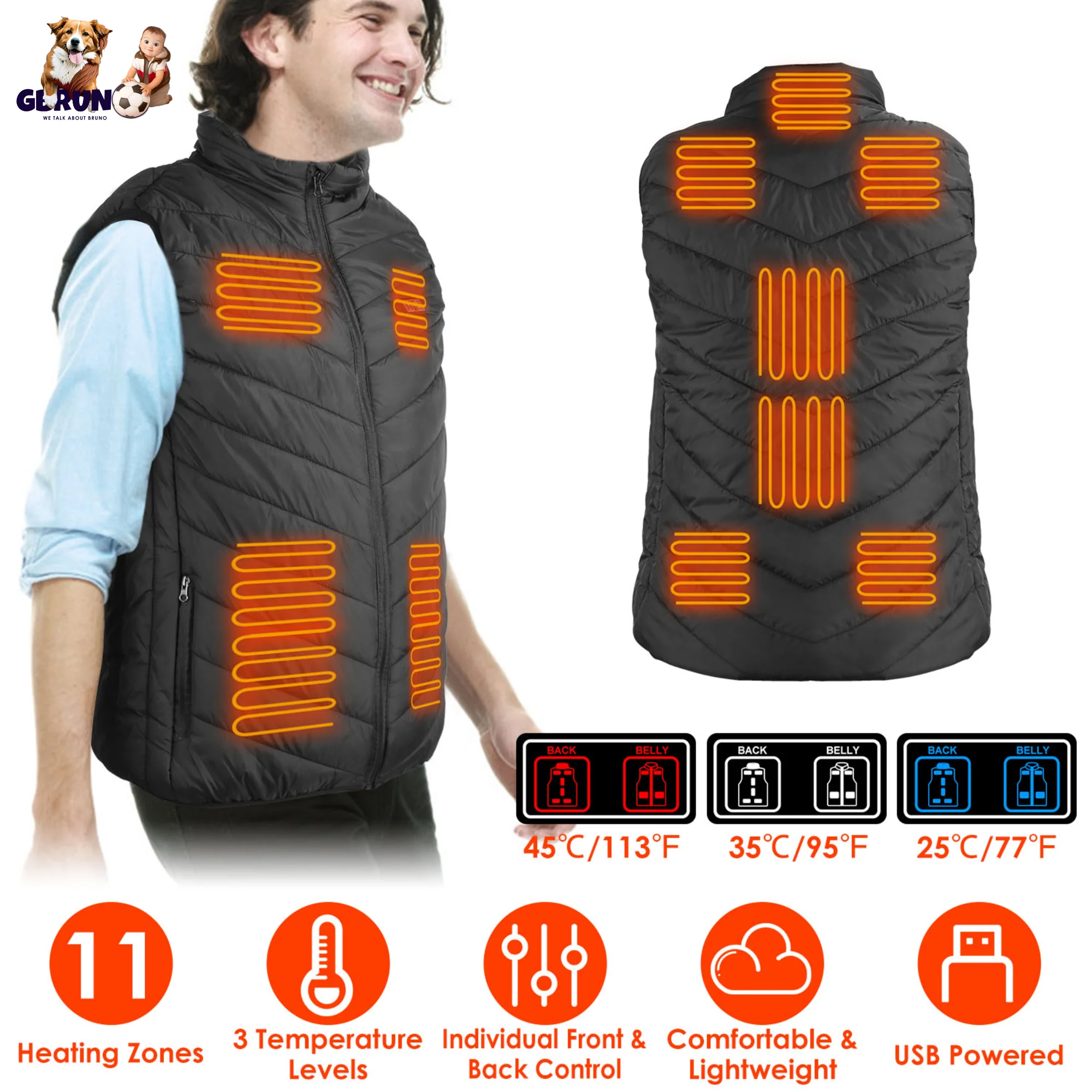 GBruno Heated Vest - Image 2