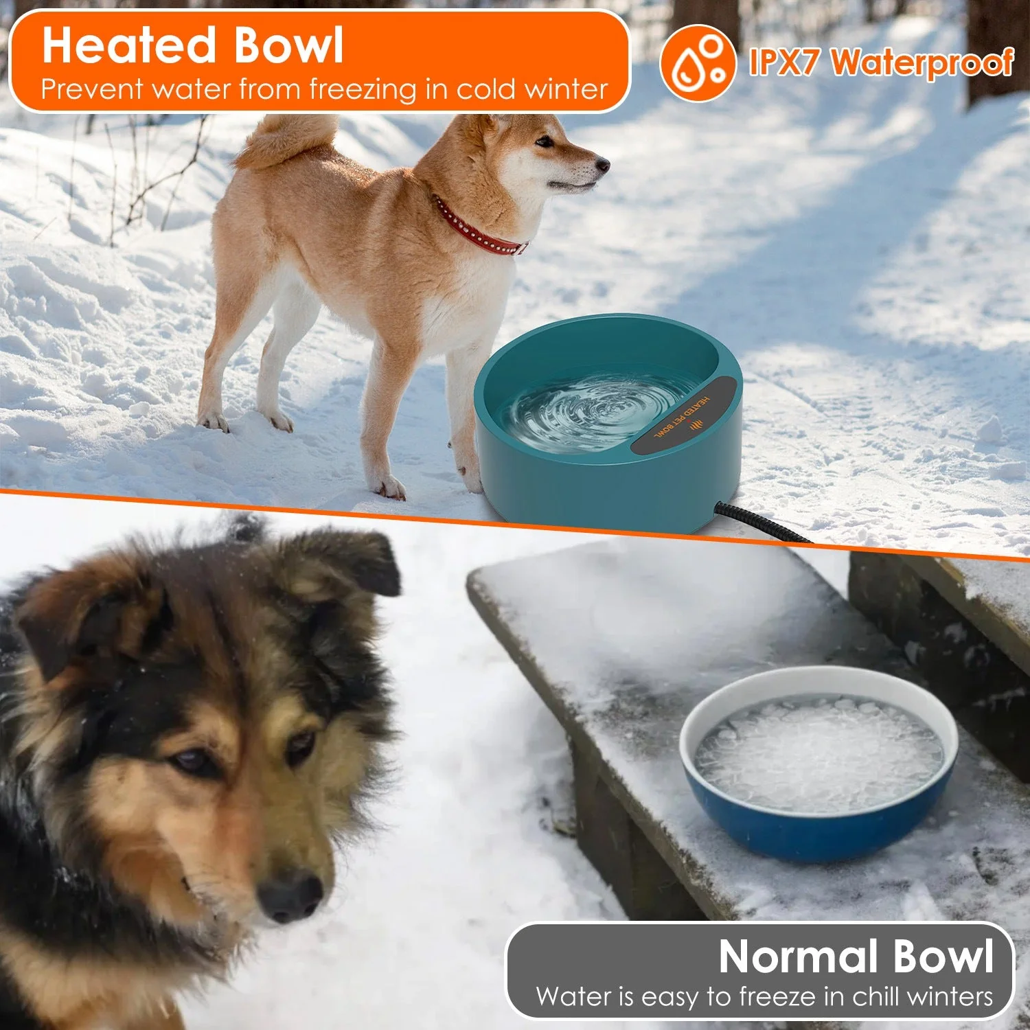 GBruno Heated Water Bowl for Dog Cat - Image 5