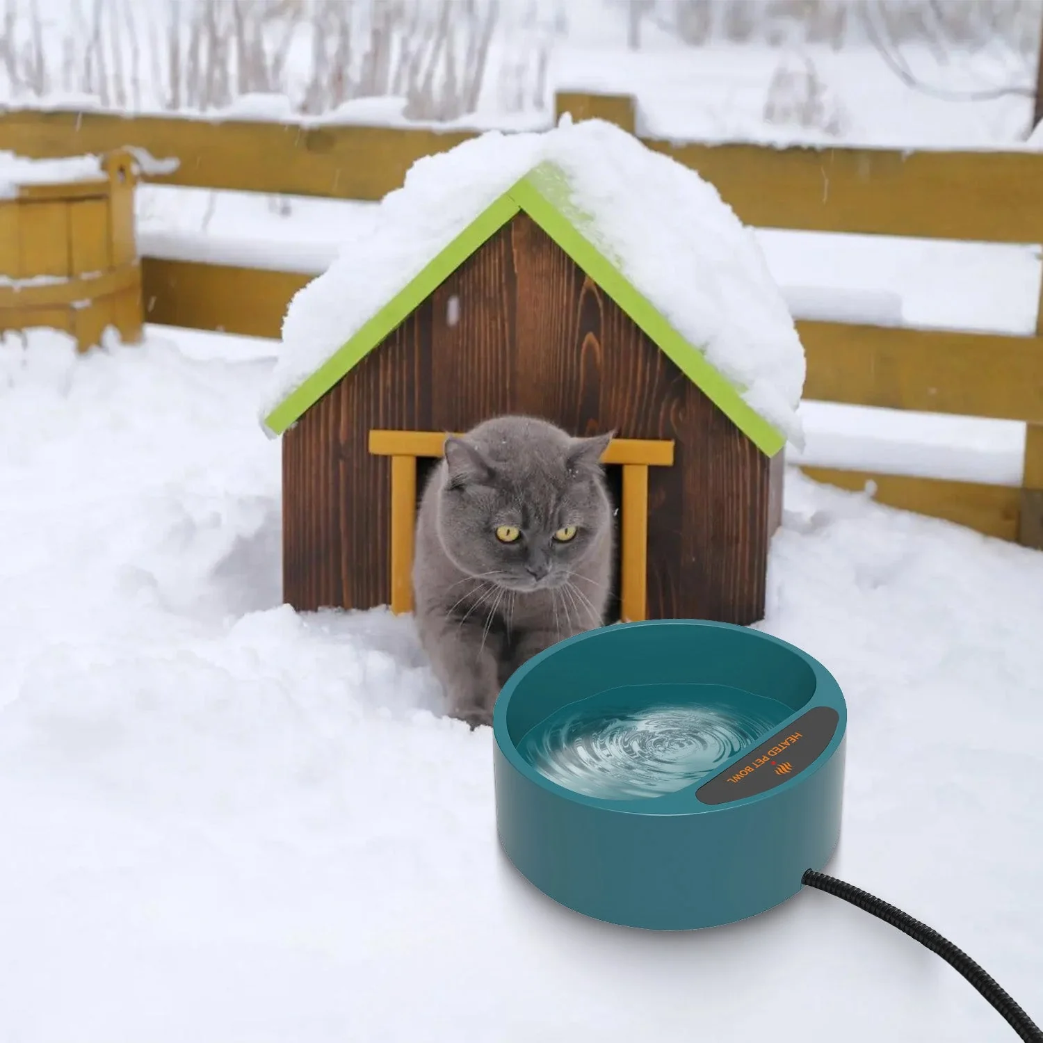 GBruno Heated Water Bowl for Dog Cat - Image 7