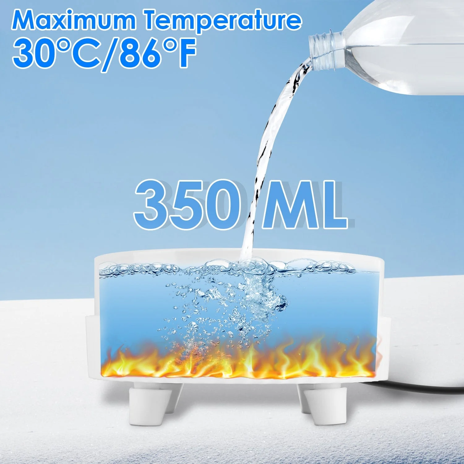GBruno Heated Water Bowl For Dogs And Cats - Image 3